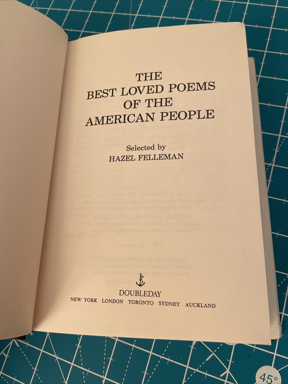 Best Loved Poems of American People by Hazel Felleman (1936, Hardcover)