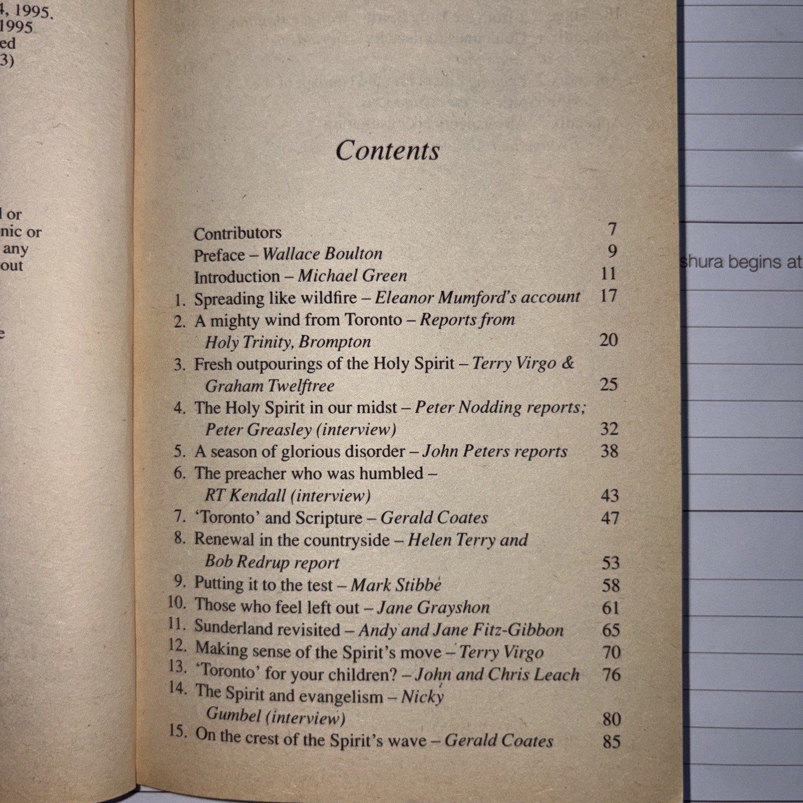 Impact Of Toronto – Reports from RENEWAL Magazine – 1995 – 125 pages – Revival