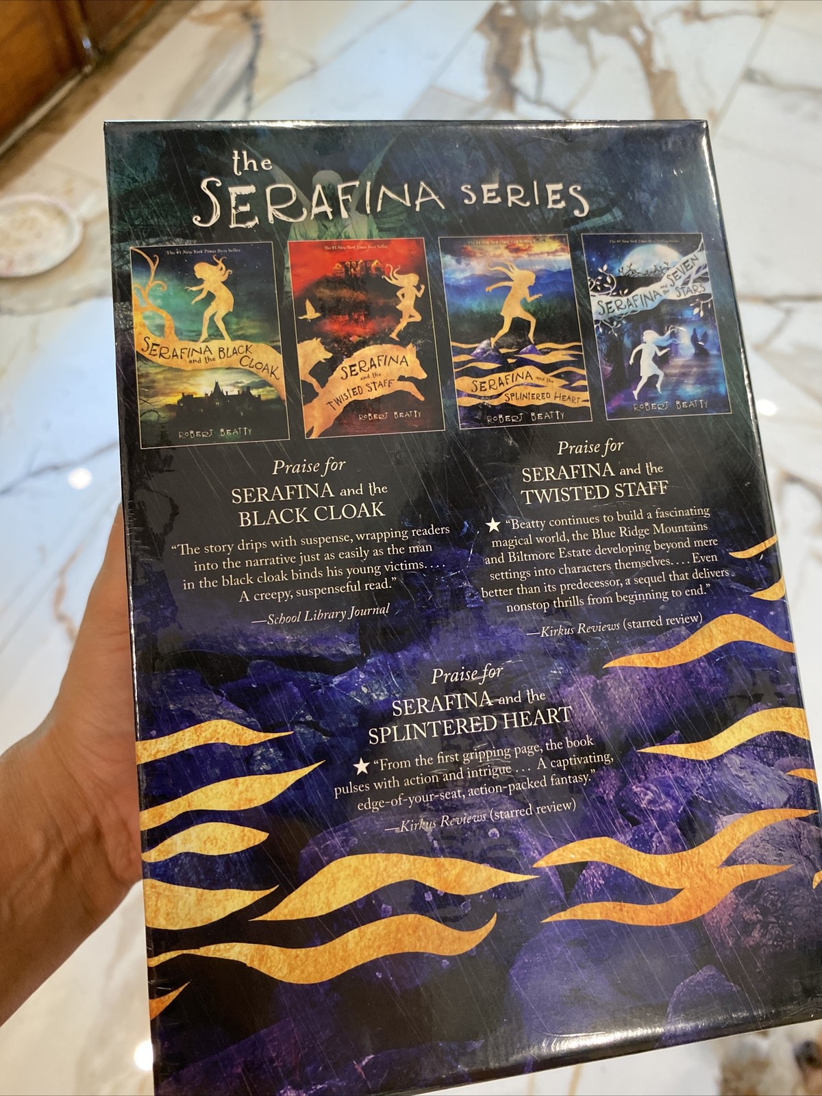 Disney Serafina Books 1-4 Boxed Set by Robert Beatty~ (English) NEW! Sealed!