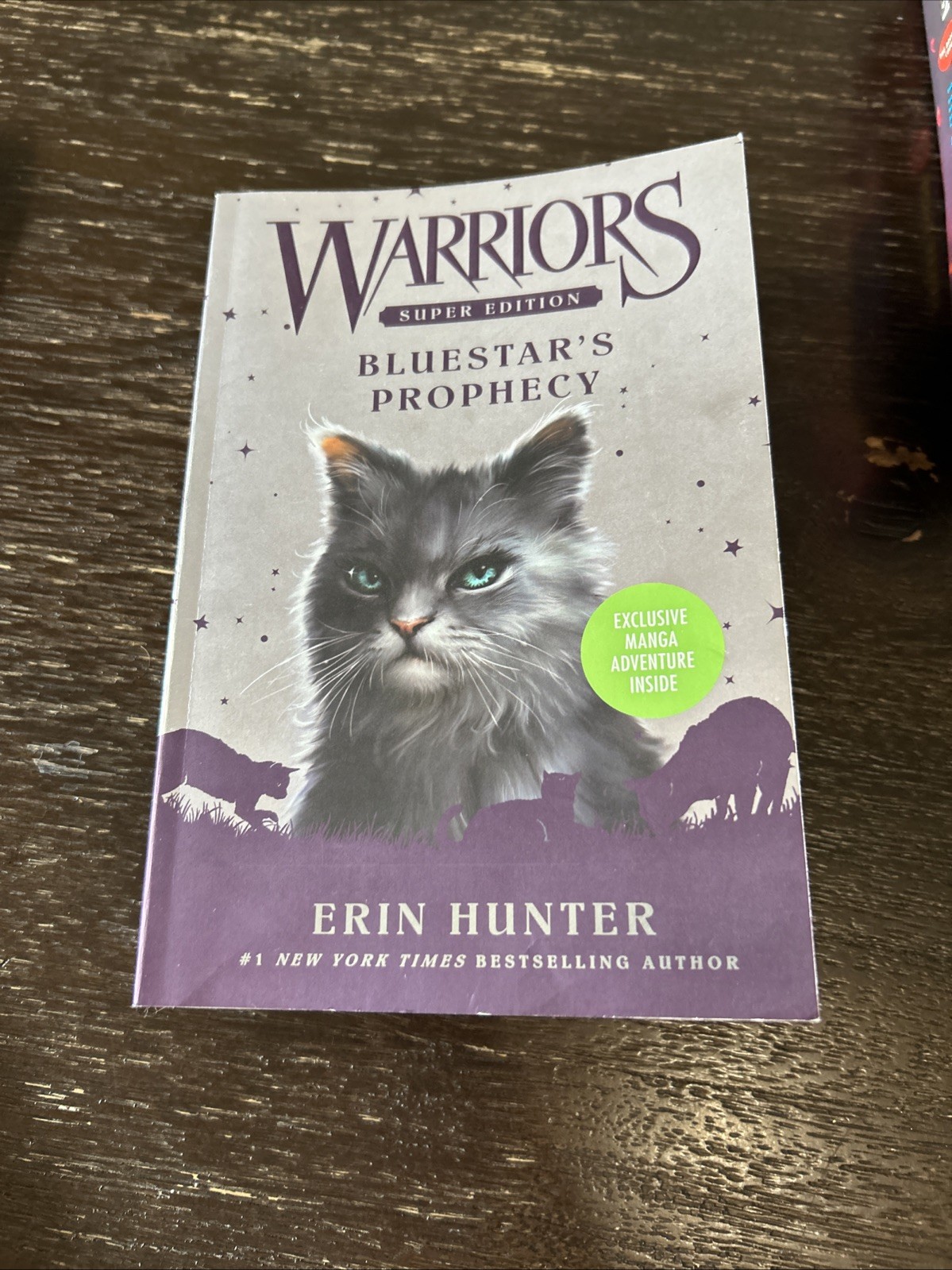 Warriors Cat Book Lot By Erin Hunter + Warrior Cat Bag Bluestar’s Prophecy