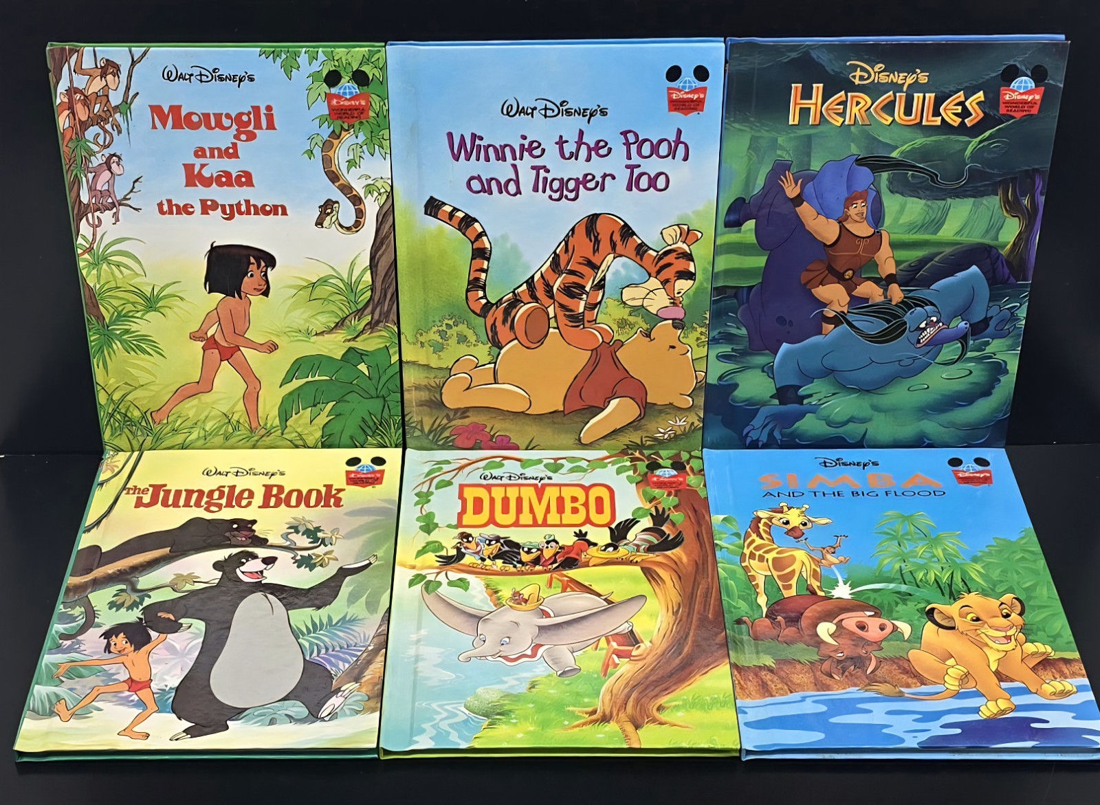 Walt Disney’s Wonderful World Of Reading Lot Of 21 Hardcover Books Vintage