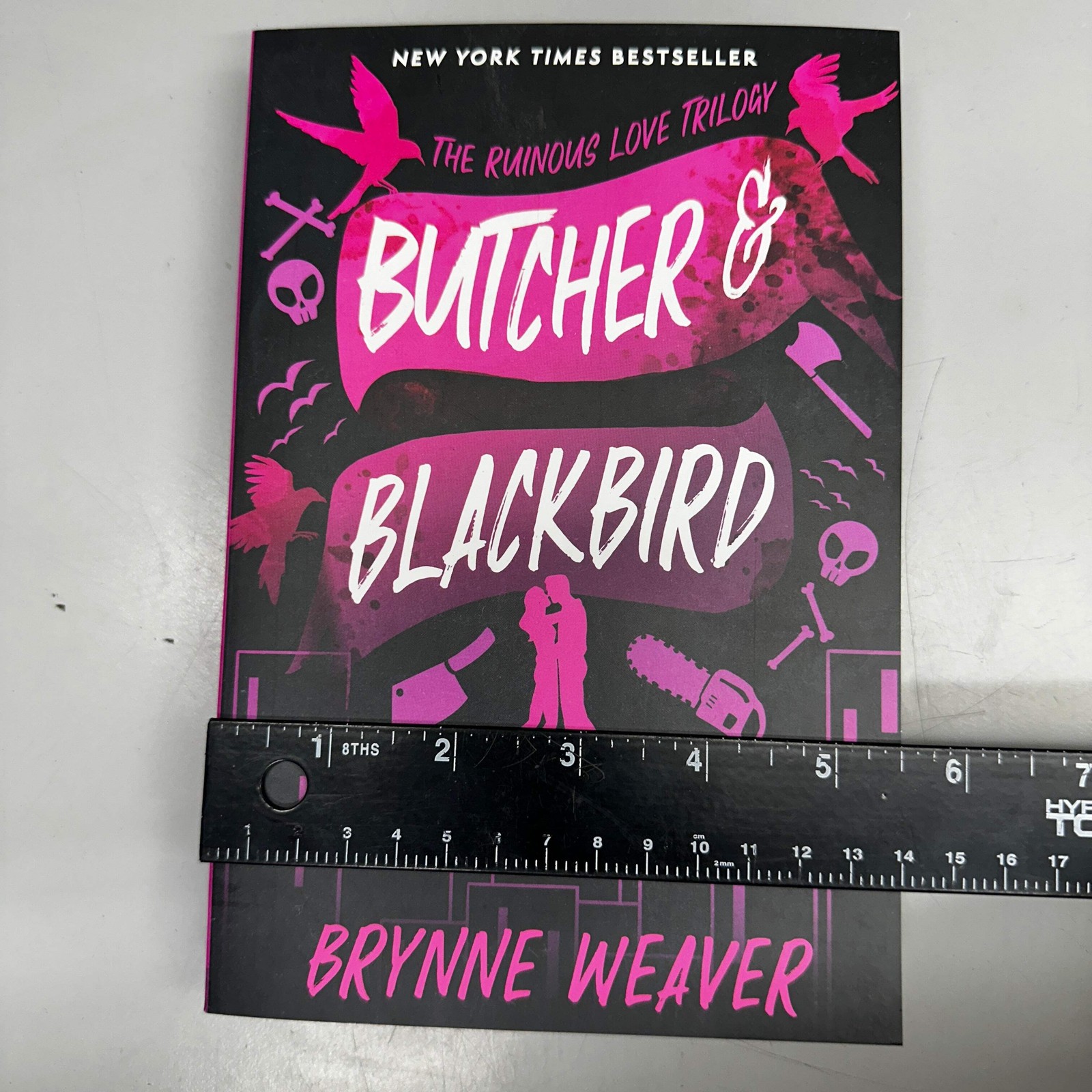 BRYNNE WEAVER Butcher & Blackbird: The Ruinous Love Trilogy 5.5″x8″ Black & Purp