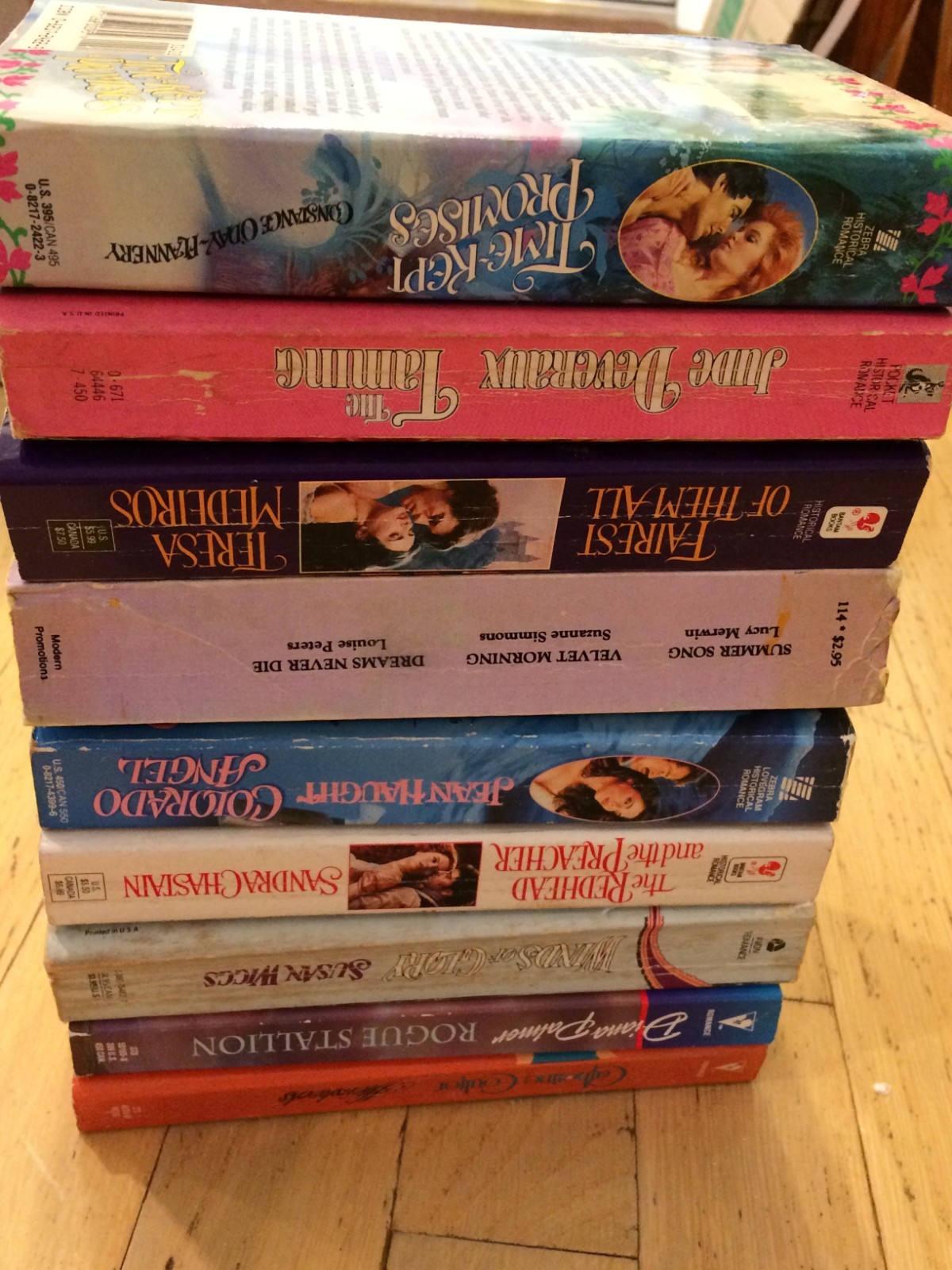 Qty 9 – Random Romantic Novels – Misc Authors – Paperback lot 5