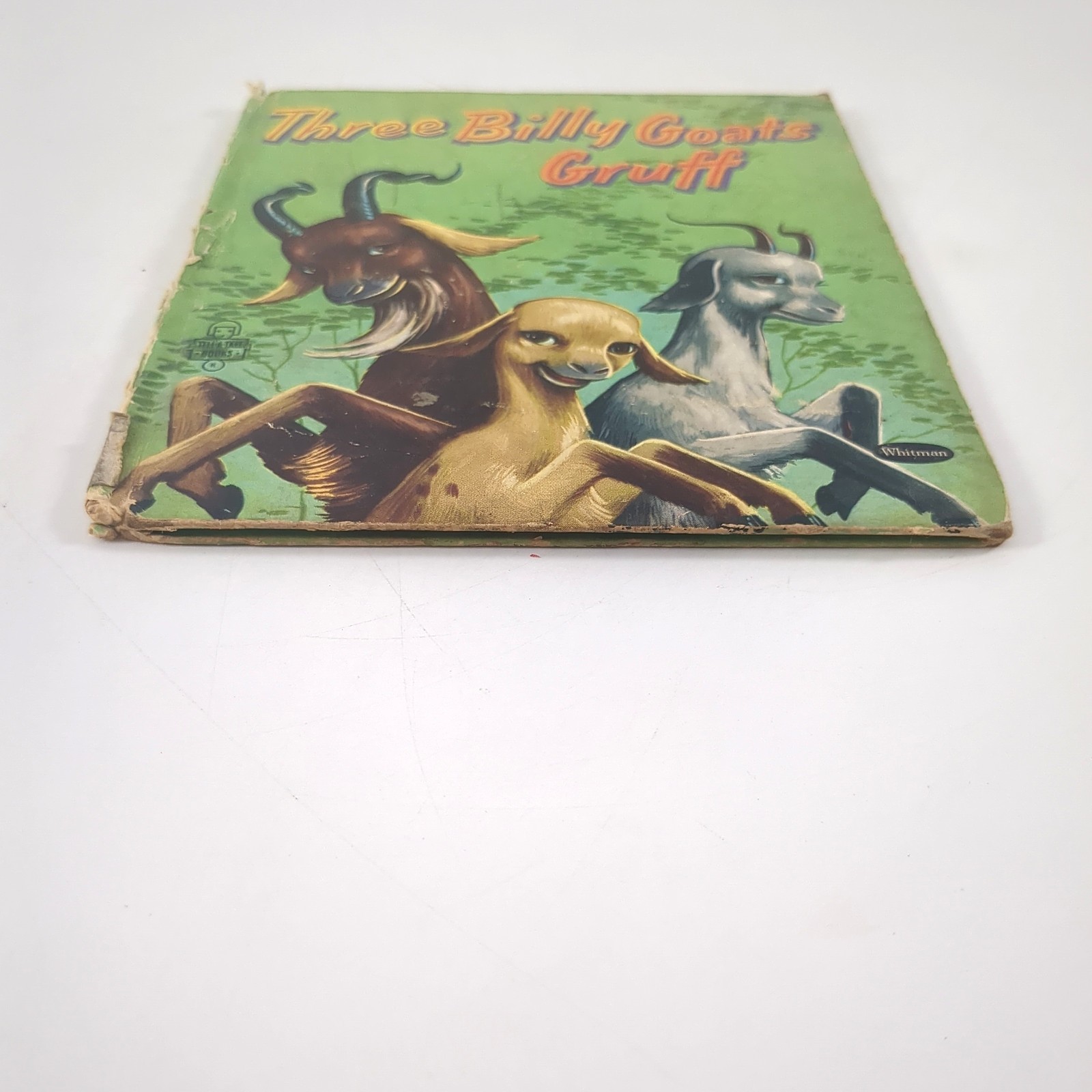Three Billy Goats Gruff Troll Bridge Tell A Tale Picture Book Lee Ames 1954