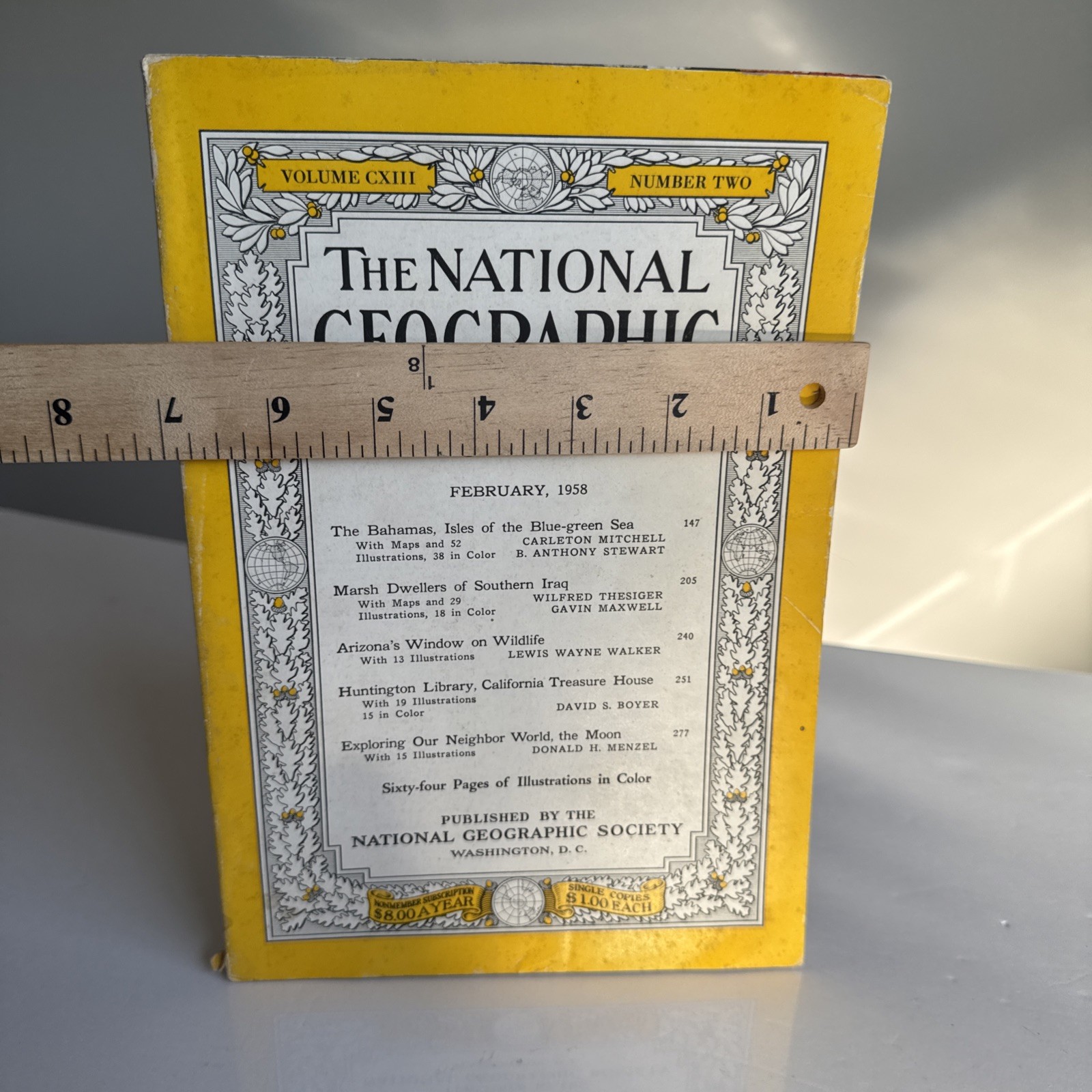 National Geographic Magazine, February 1958 Volume CXIII No 2