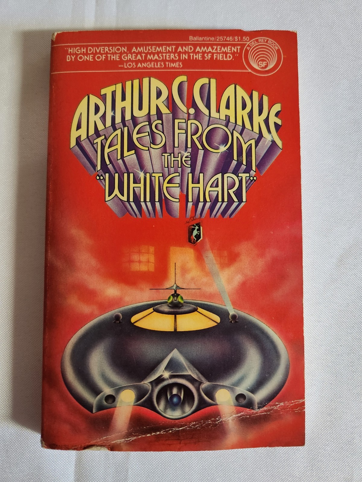 5 VTG Arthur C. Clarke Paperbacks – Earthlight, Childhood’s End, White Heart +