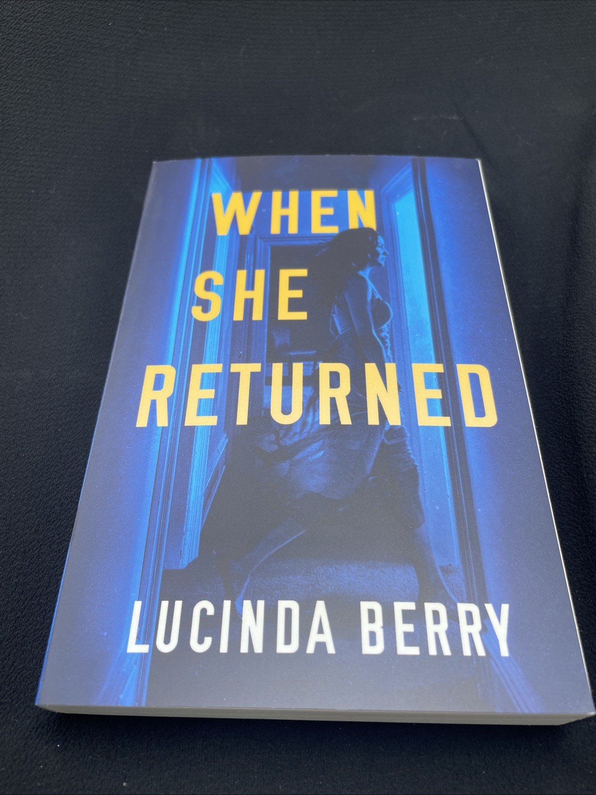 When She Returned, Lucinda Berry new trade PB Thriller, mystery, chilling!