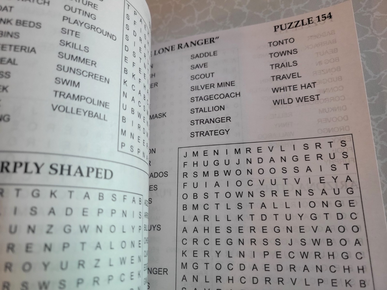 Kappa Word Seek Puzzles- Lot of 2-Extra Large & Blue Ribbon-For The Whole Family