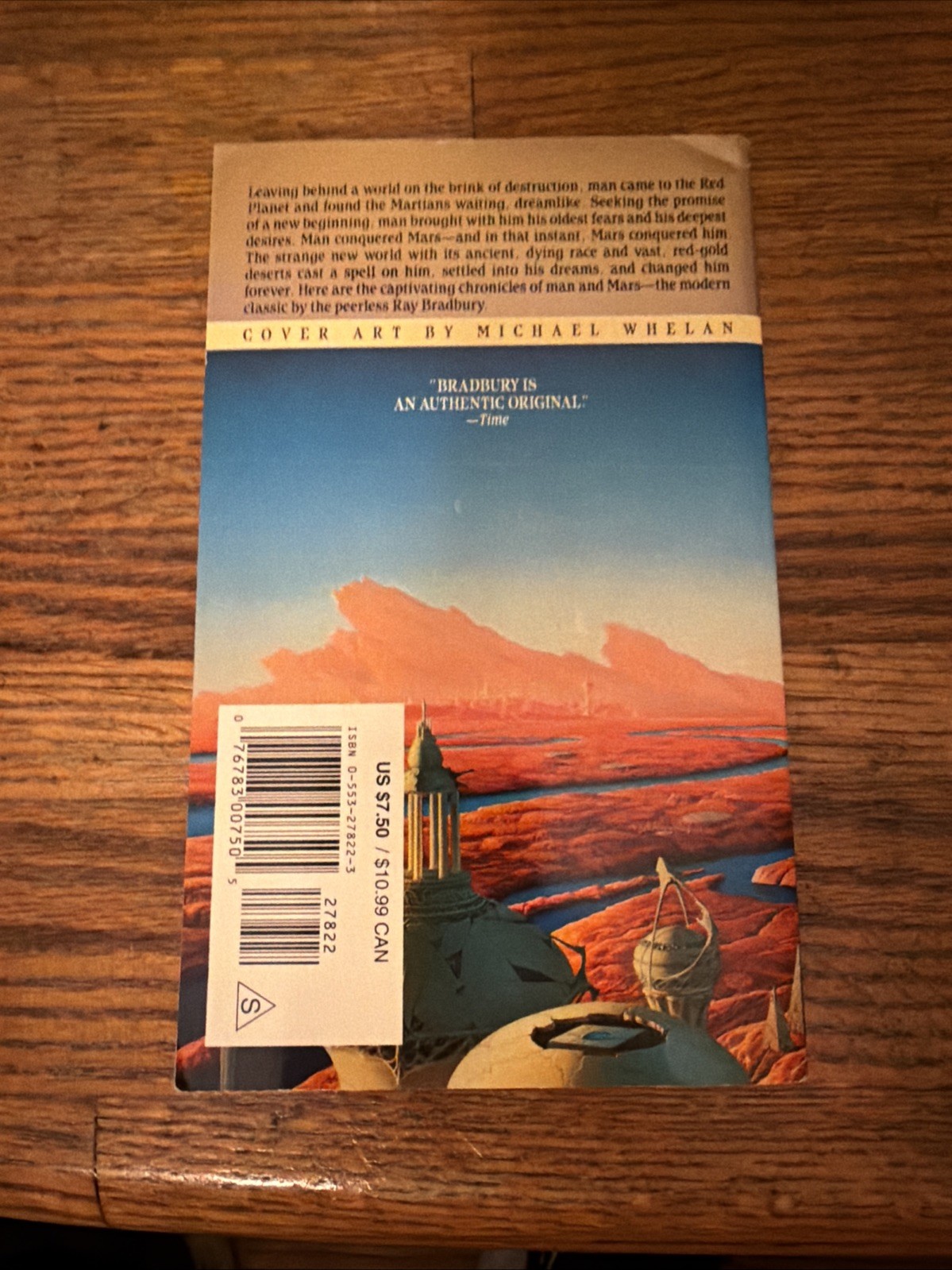 THE MARTIAN CHRONICLES by Ray Bradbury – Grand Master Edition – Bantam PB 1979