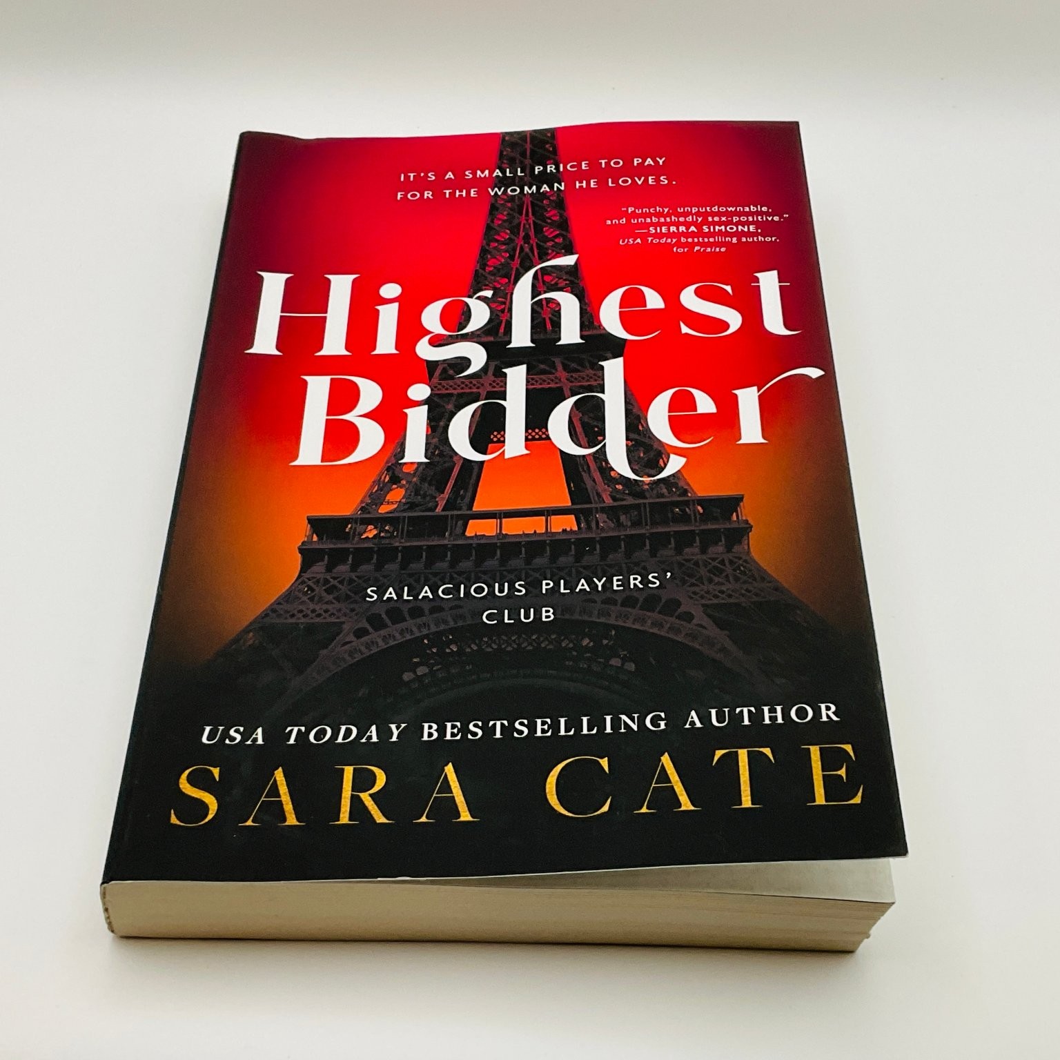 Highest Bidder Sara Cate 2022 Salacious Players’ Club Romance Sourcebooks