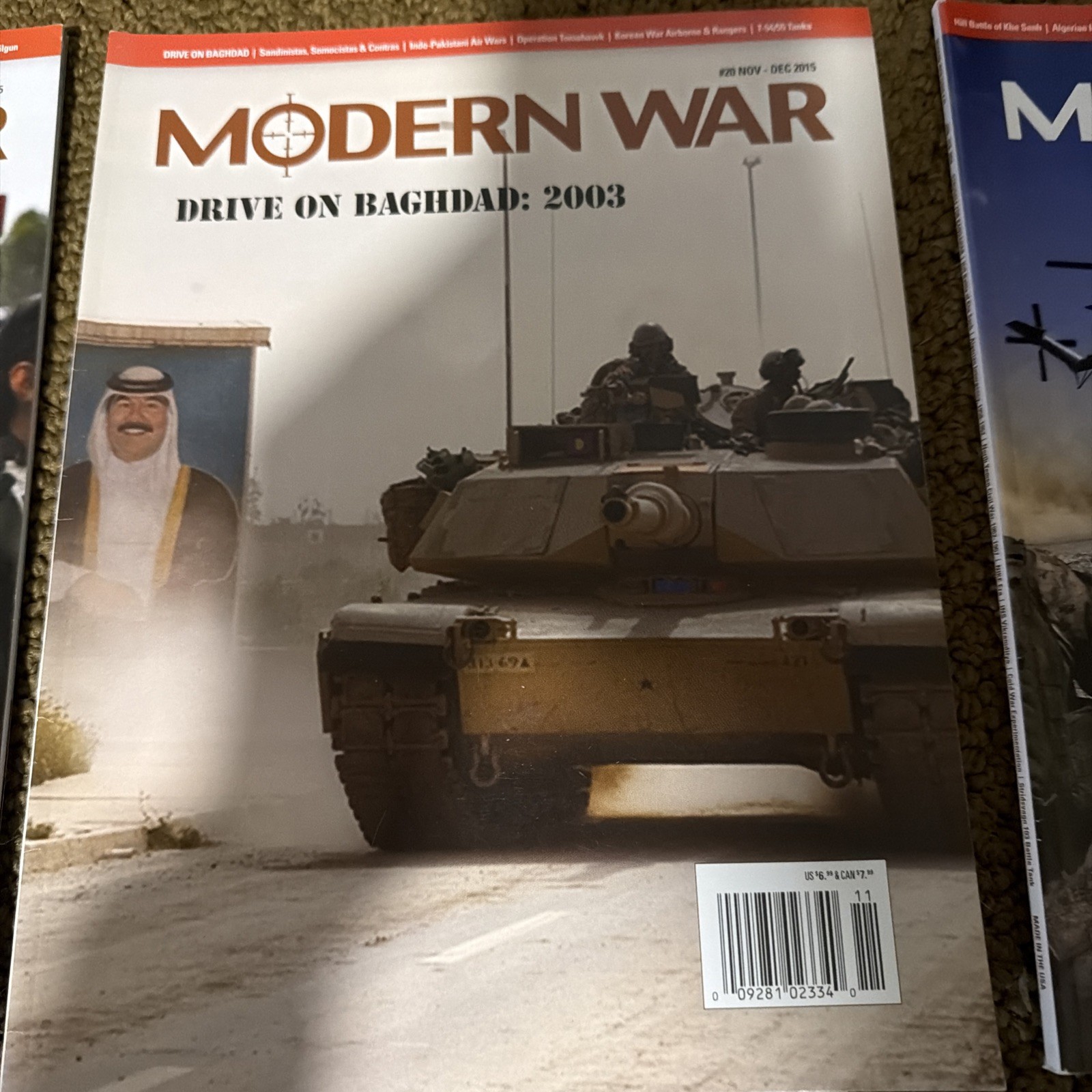 MODERN WAR MAGAZINEs 19-24 ONLY MAGAZINE NO GAMES.