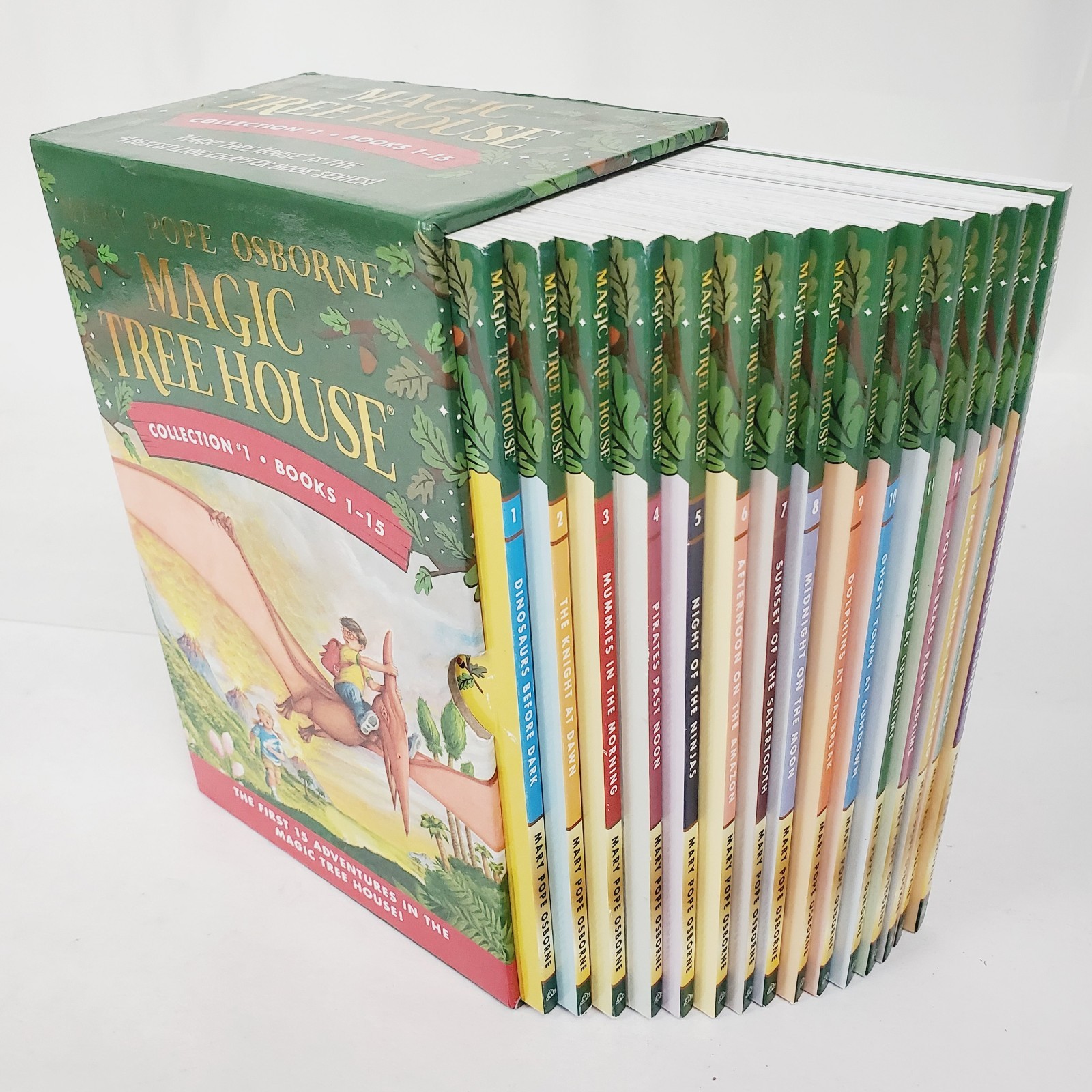 $90 Set – Magic Tree House Collection 1: 1-15 Book Box by Mary Pope Osborne