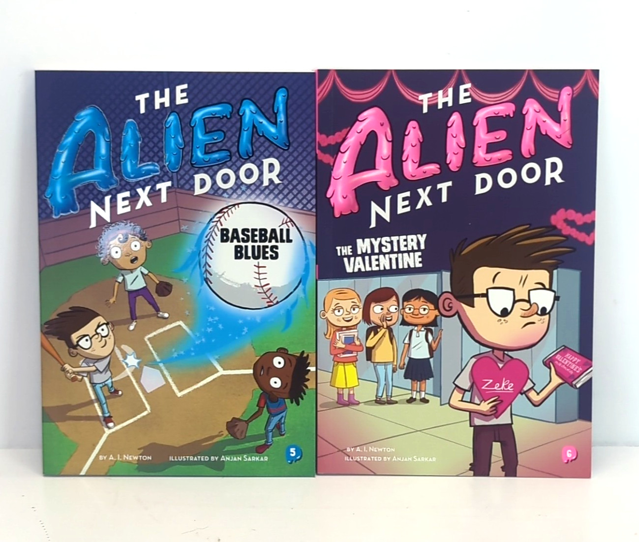 Little Bee Books The Alien Next Door By A.I. Newton Lot of 9 Kids Books Used