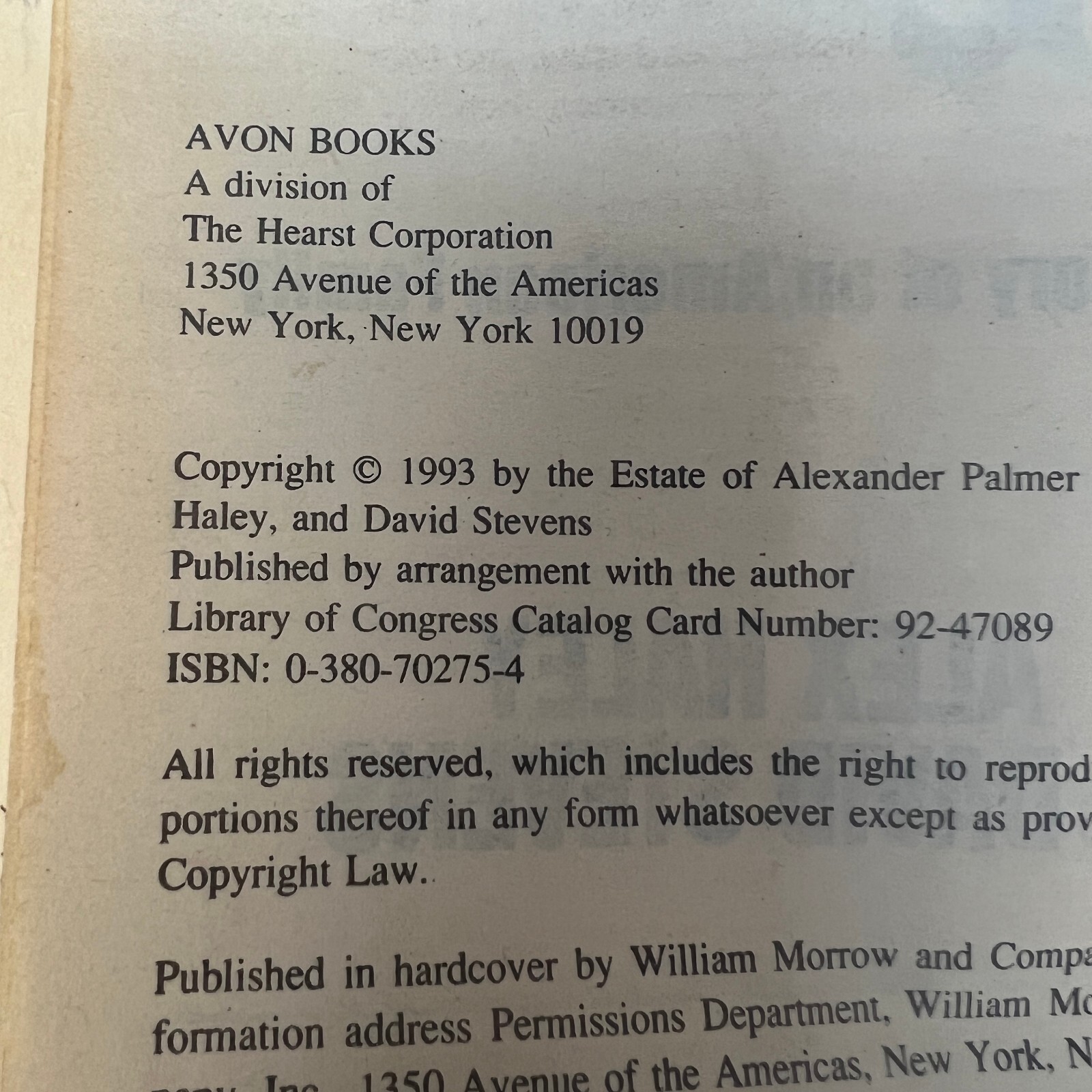 Queen Classic Drama Paperback Book by Alex Haley from Avon Books 1994
