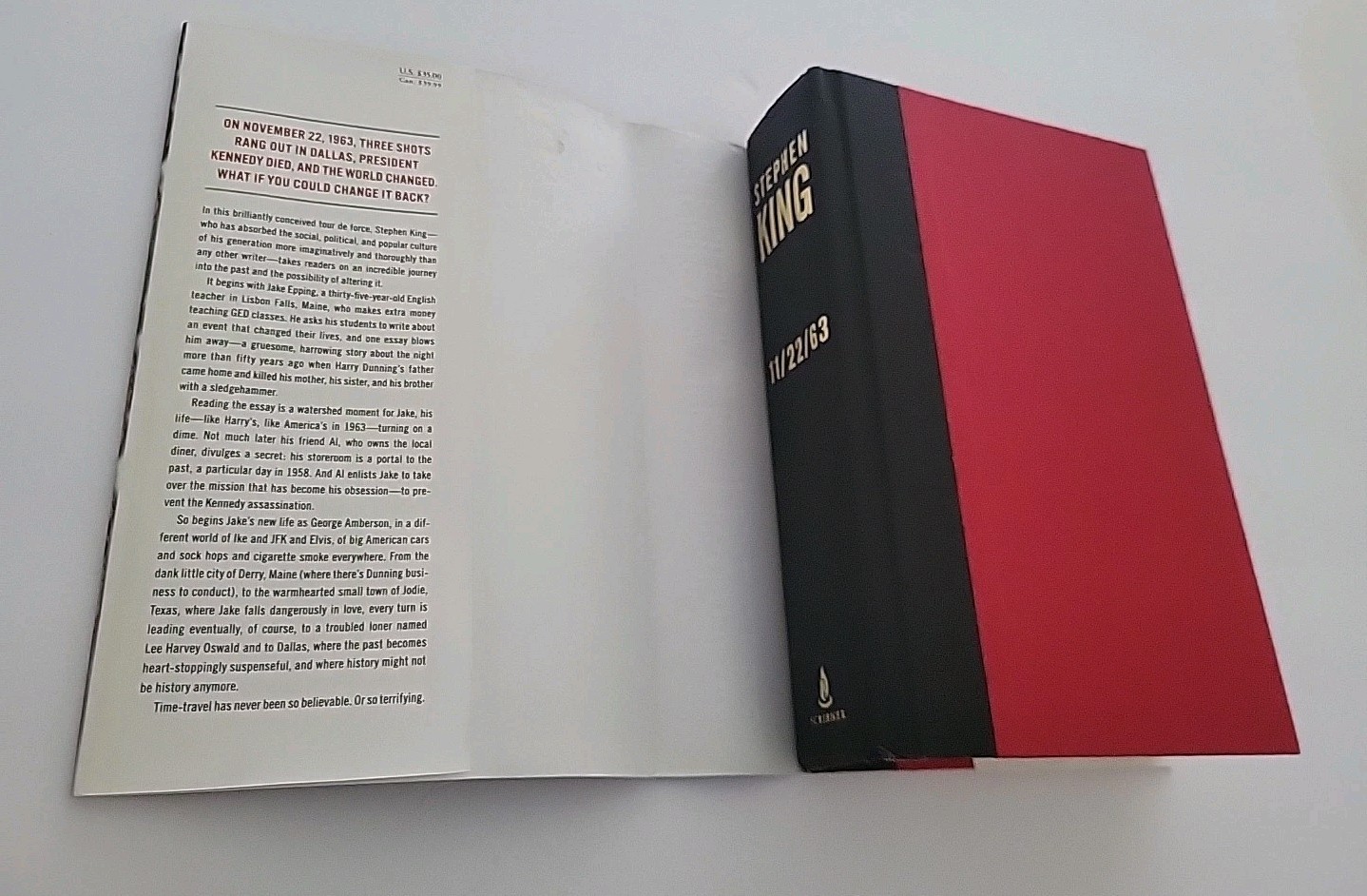11/22/63: A JFK Novel by Stephen King 1st Edition 1st Print Hardcover