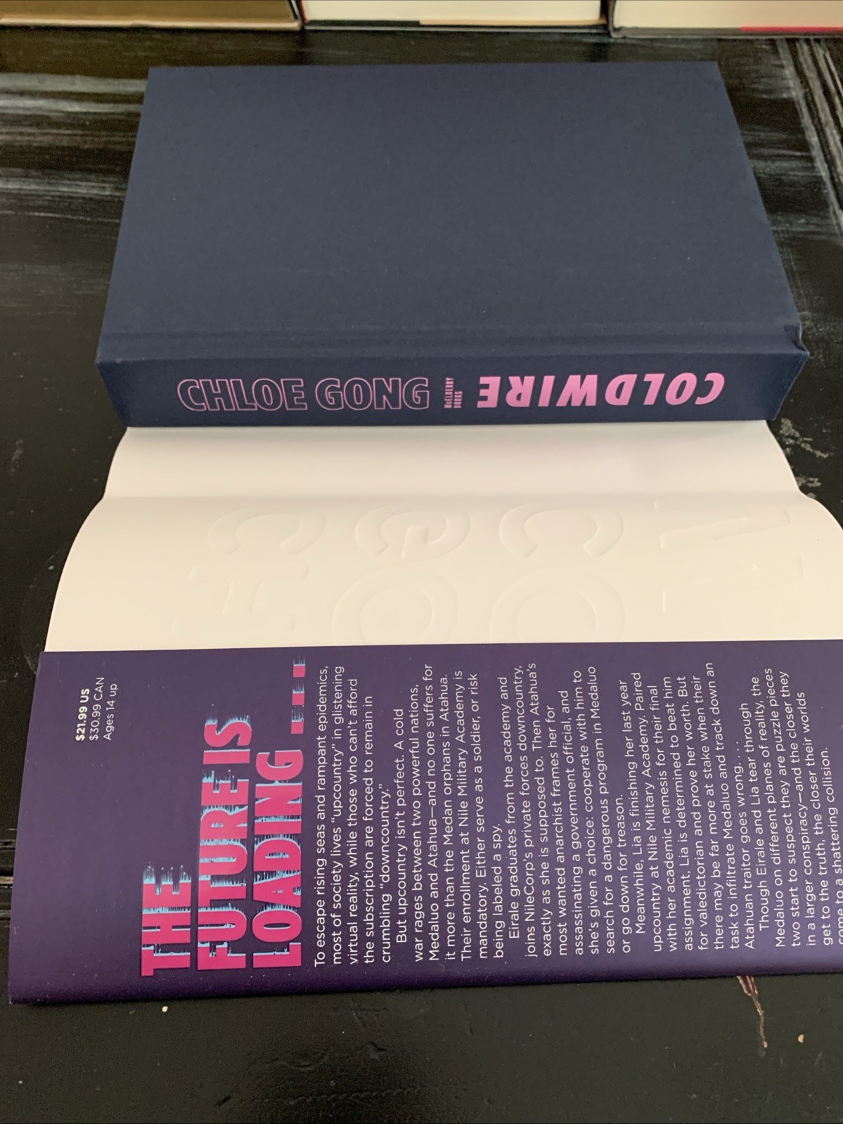 Coldwire by Chloe Gong 2025 Hardcover B&N Exclusive 1st Edition 1st Printing