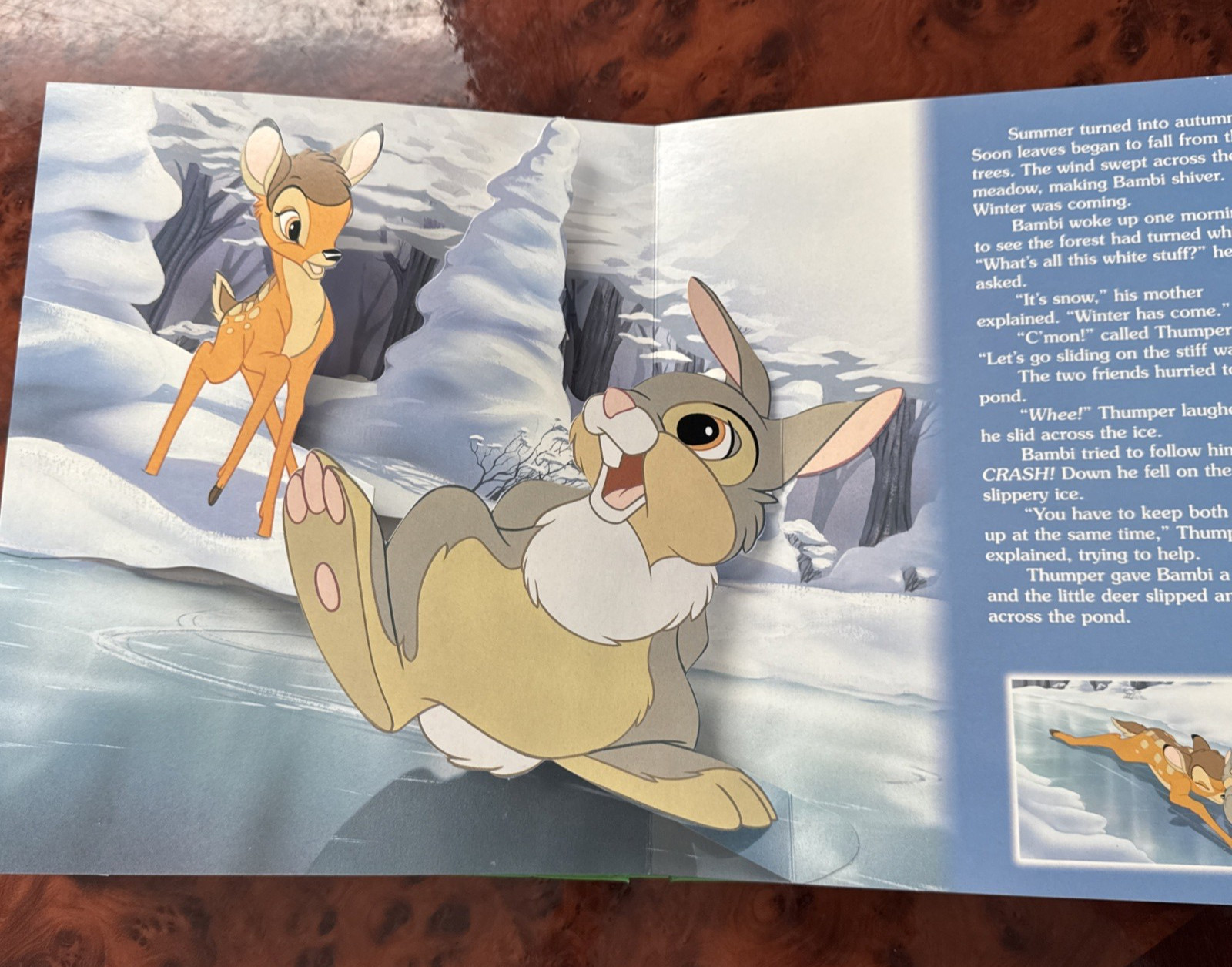 Like NEW !! Walt Disney BAMBI POP-UP STORYBOOK-Hardcover-2006 Bendon Publishing