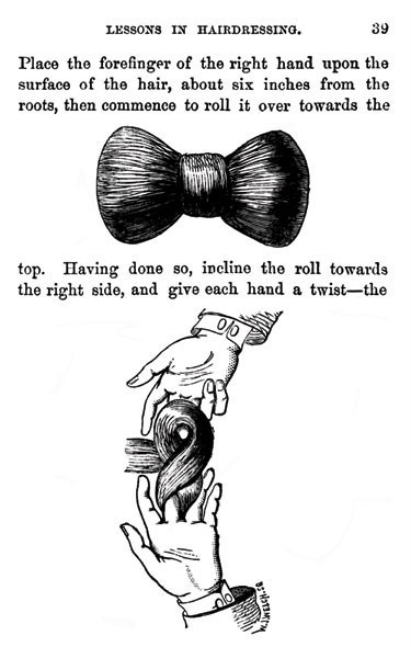 1886 Hairstyle Book (Vintage Victorian Hairstyling)