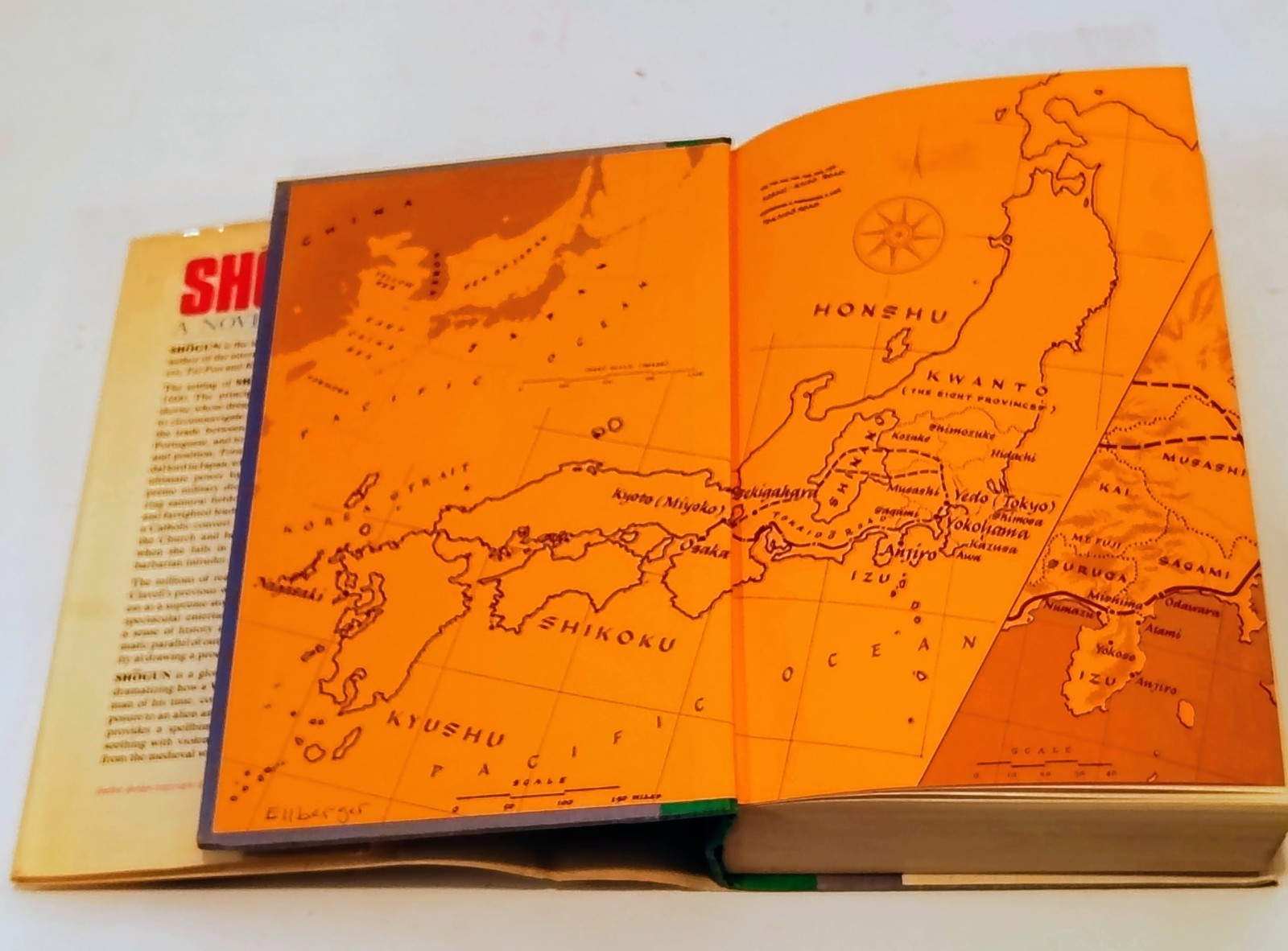 Shogun James Clavell 1975 True Atheneum 1st Edition, 1st Printing Hardcover HCDJ
