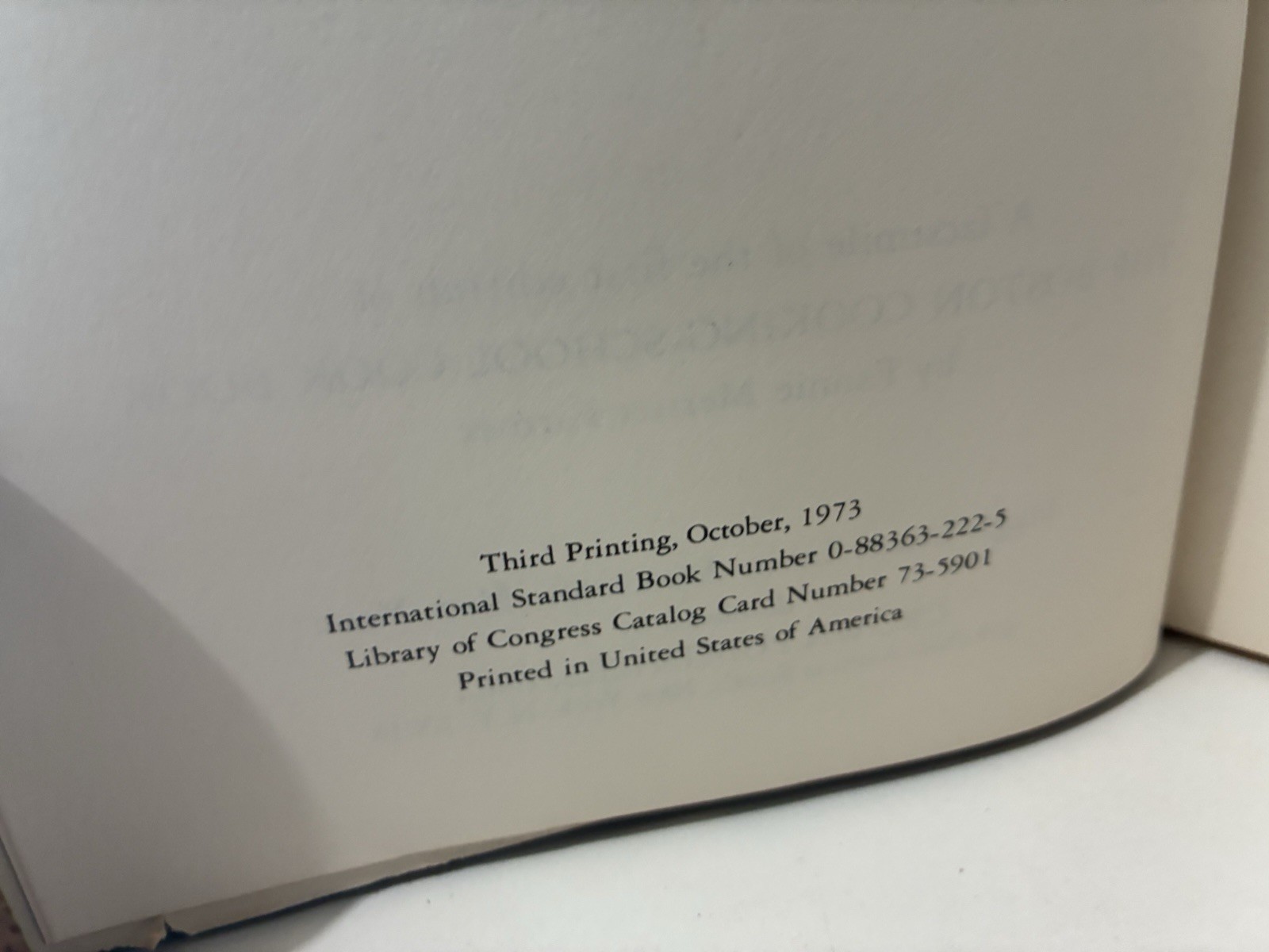 The Original Boston Cooking-School Cook Book 1896 HC 1973