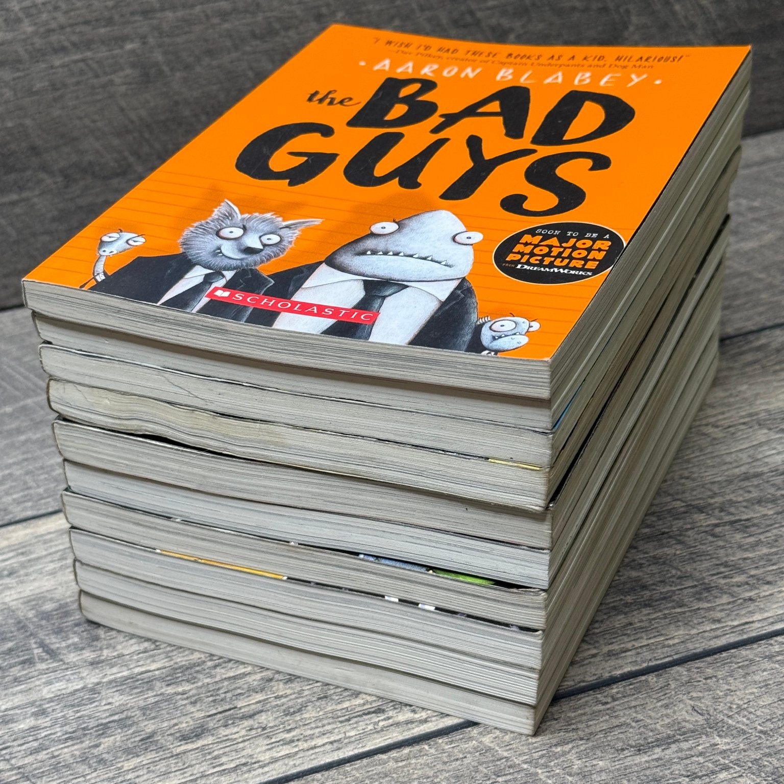 Lot of 10 The Bad Guys Paperback Books Aaron Blabey Scholastic #1,2,4,10-16
