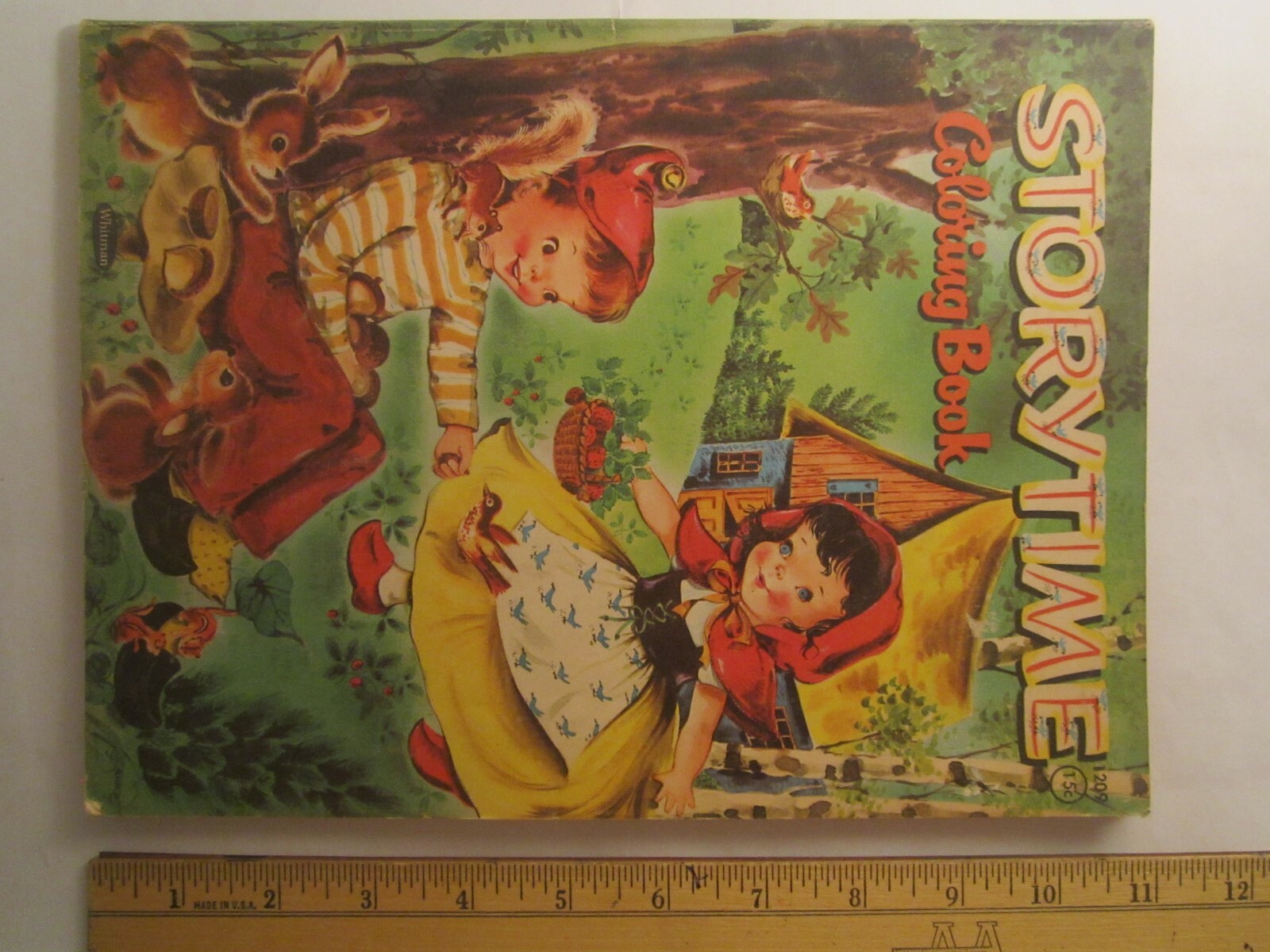 Paperback STORYTIME Coloring Book 1956 About 35 pages [Z102d]