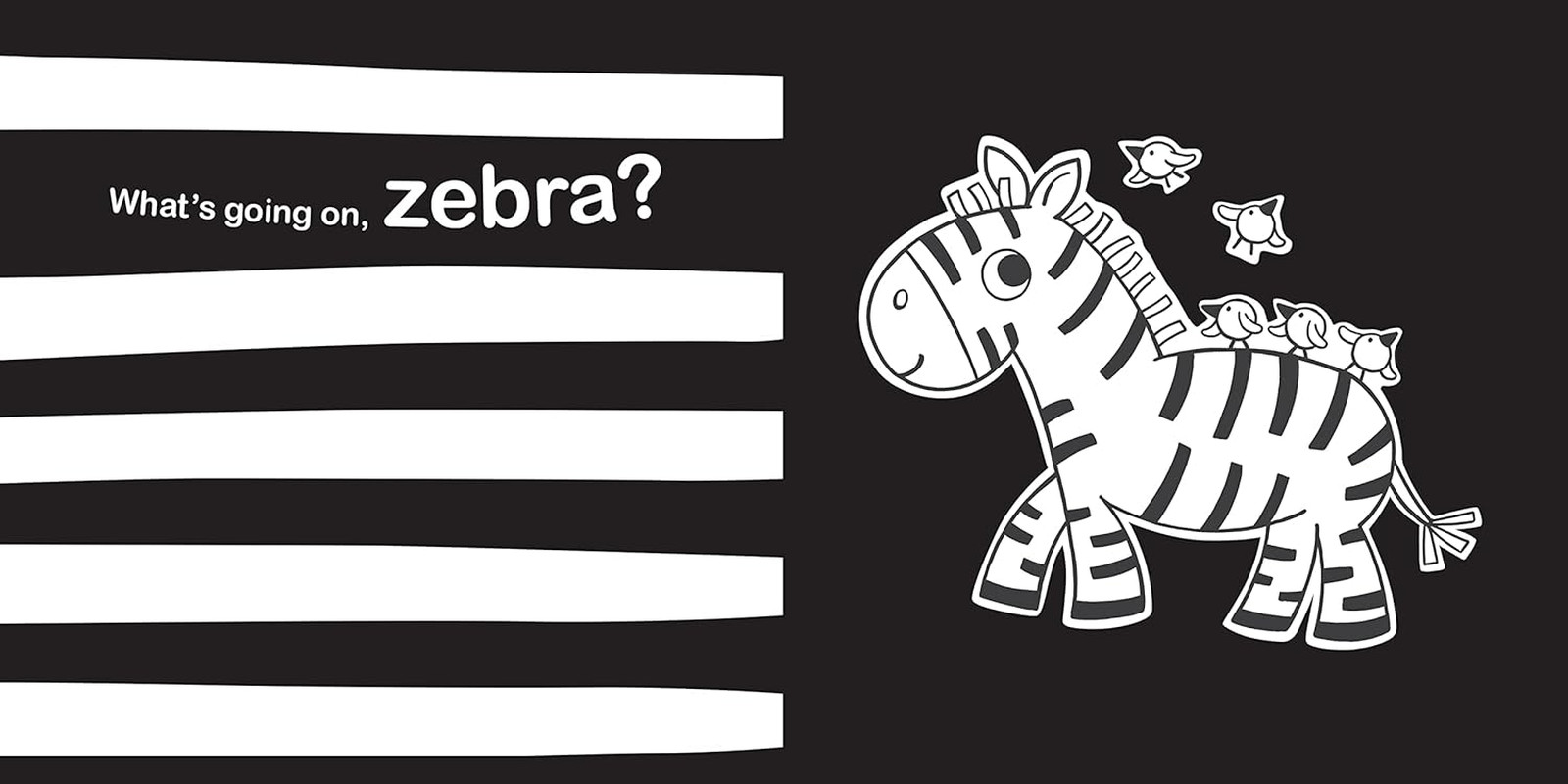 Hello, Baby Animals: A Black-and-White Board Book for Babies That Helps Visual D