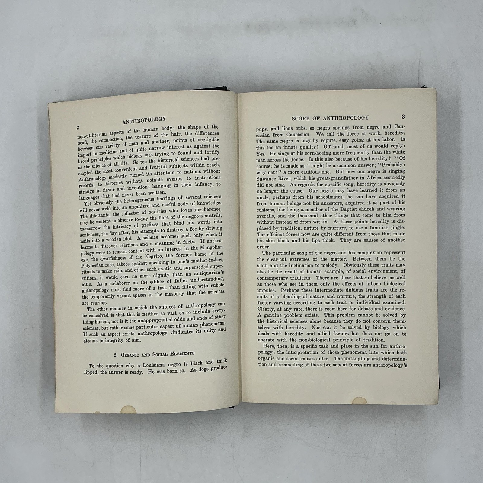 Vintage Anthropology A L Kroeber Harcourt Black HC 1923 USA Illustrated History