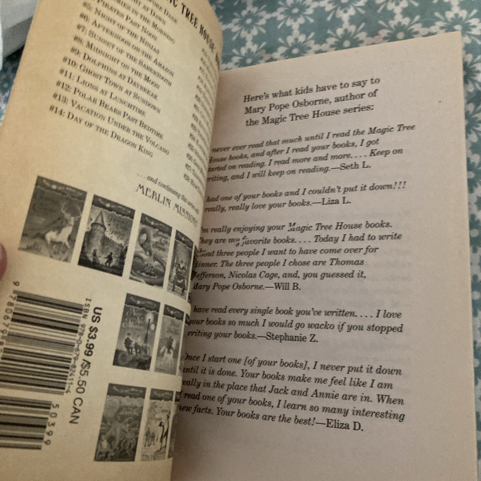 Dinosaurs Before Dark by Mary Pope Osborne (1992, Digest Paperback)