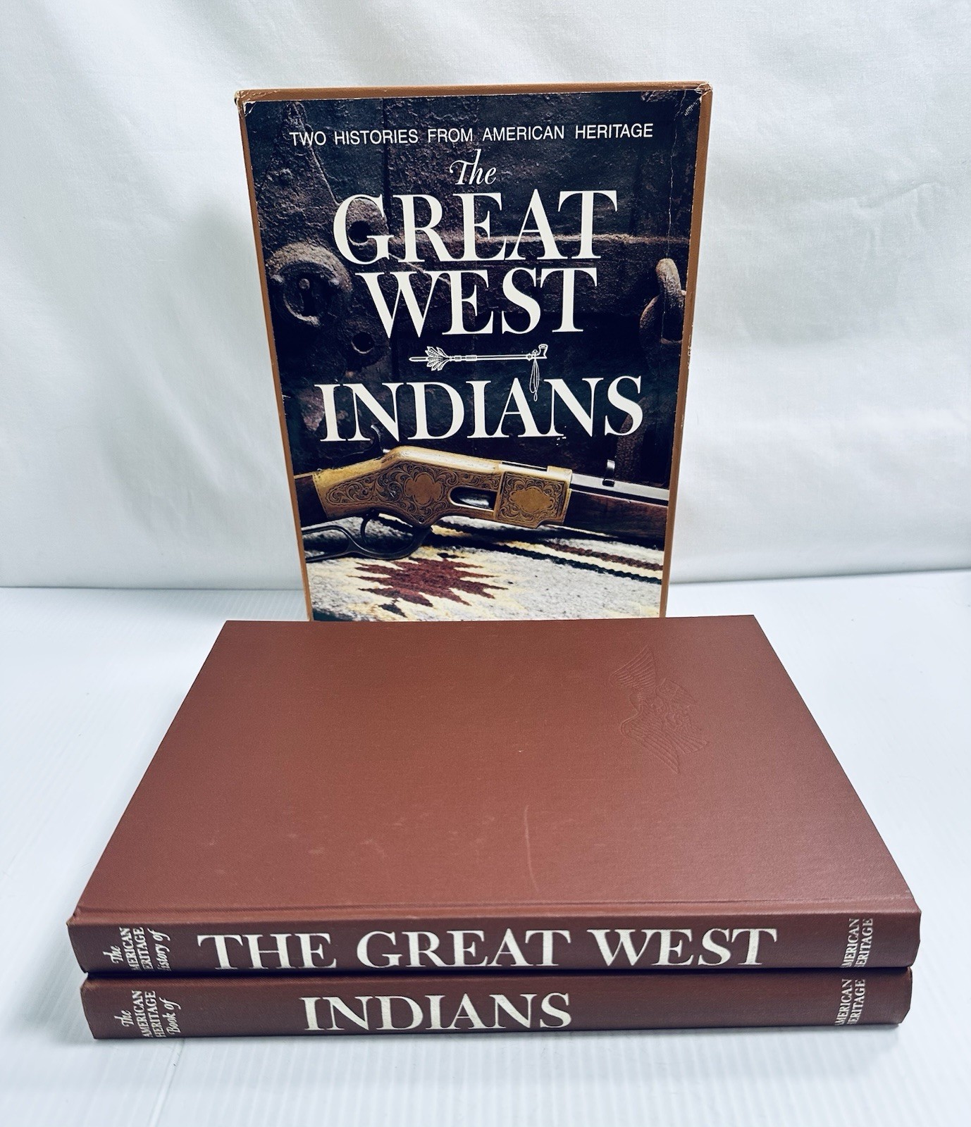 The Great West and Indians Two Volume Illustrated Set American Frontier History