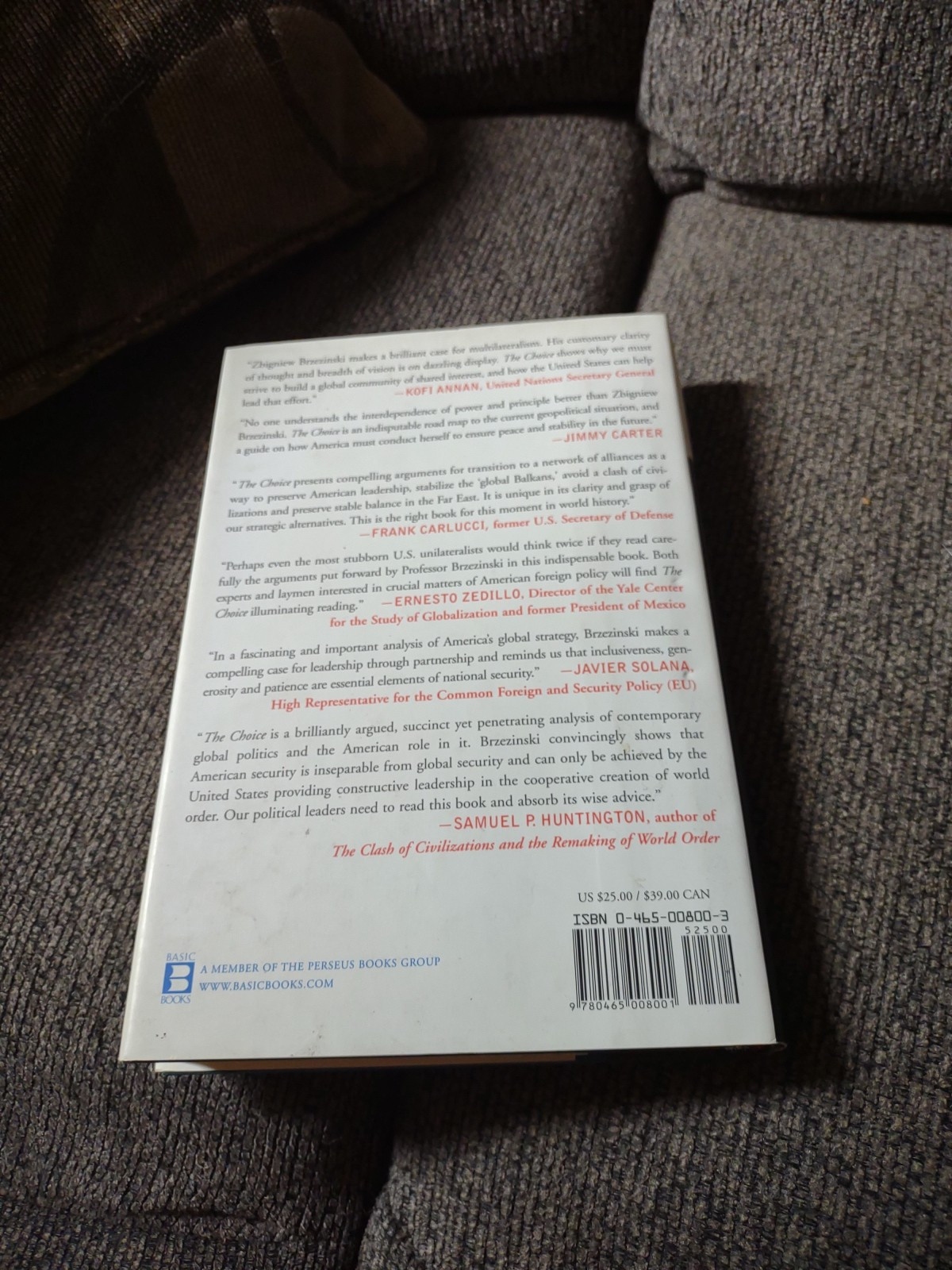 Choice : Global Domination or Global Leadership by Zbigniew Brzezinski and…