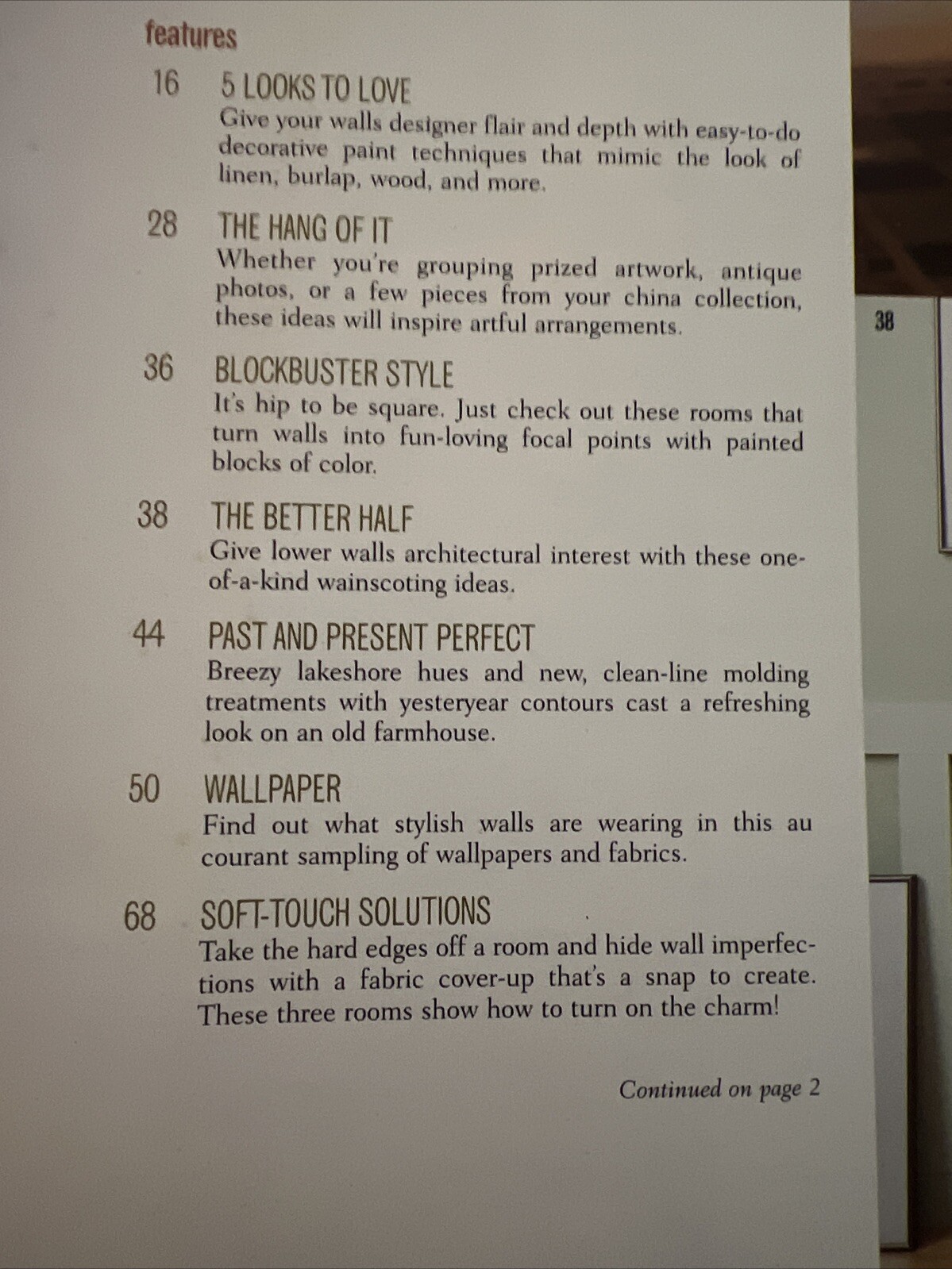 Walls With Style Better Homes & Gardens How To 135 Ideas 130 Pages 2002 Special