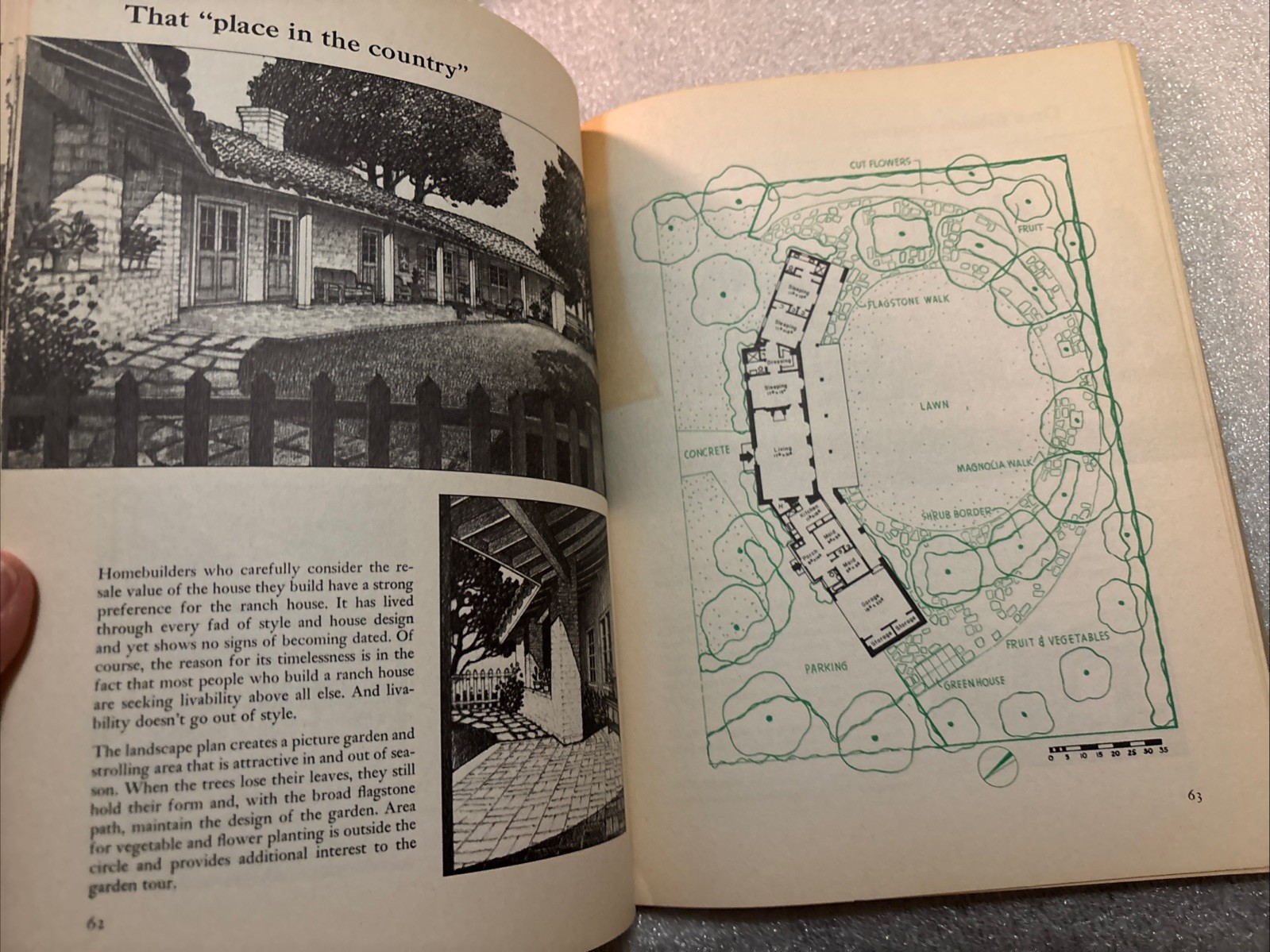Western Ranch Houses by Sunset Magazine & Cliff May / 1955 5th Printing HC Book