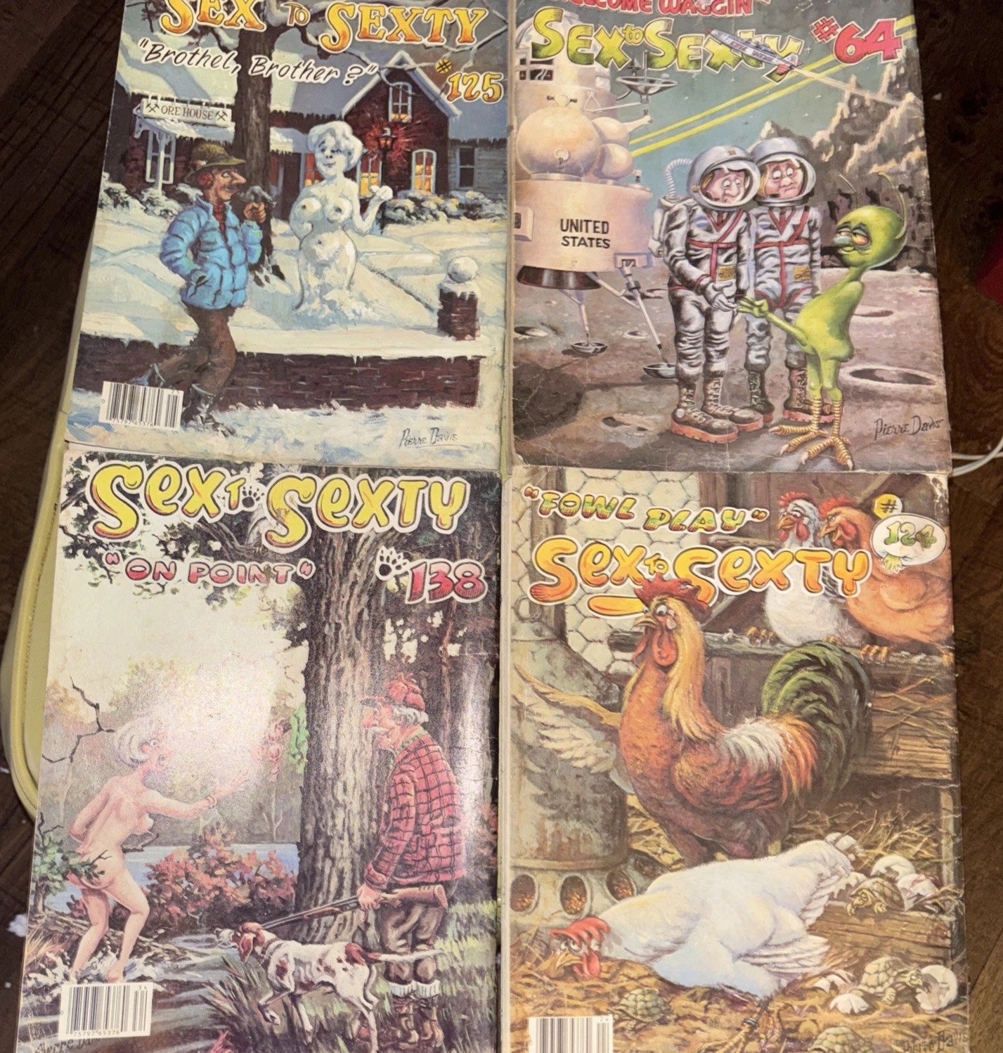 Sex To Sexty 4 Issue Lot Adult Comic Magazine Vintage