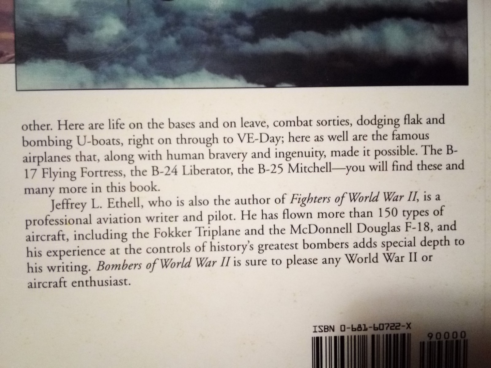 (COBP) “BOMBERS OF WW II (2) by JEFFREY L. ETHELL” / TPB / 180 PAGES / 1994