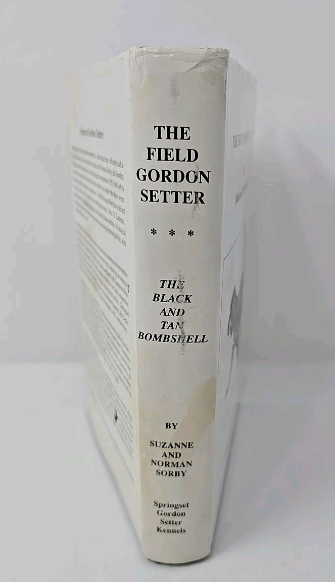 Field Gordon Setter Black & Tan Bombshell HC Suzanne & Norman Sorby 1st Edition