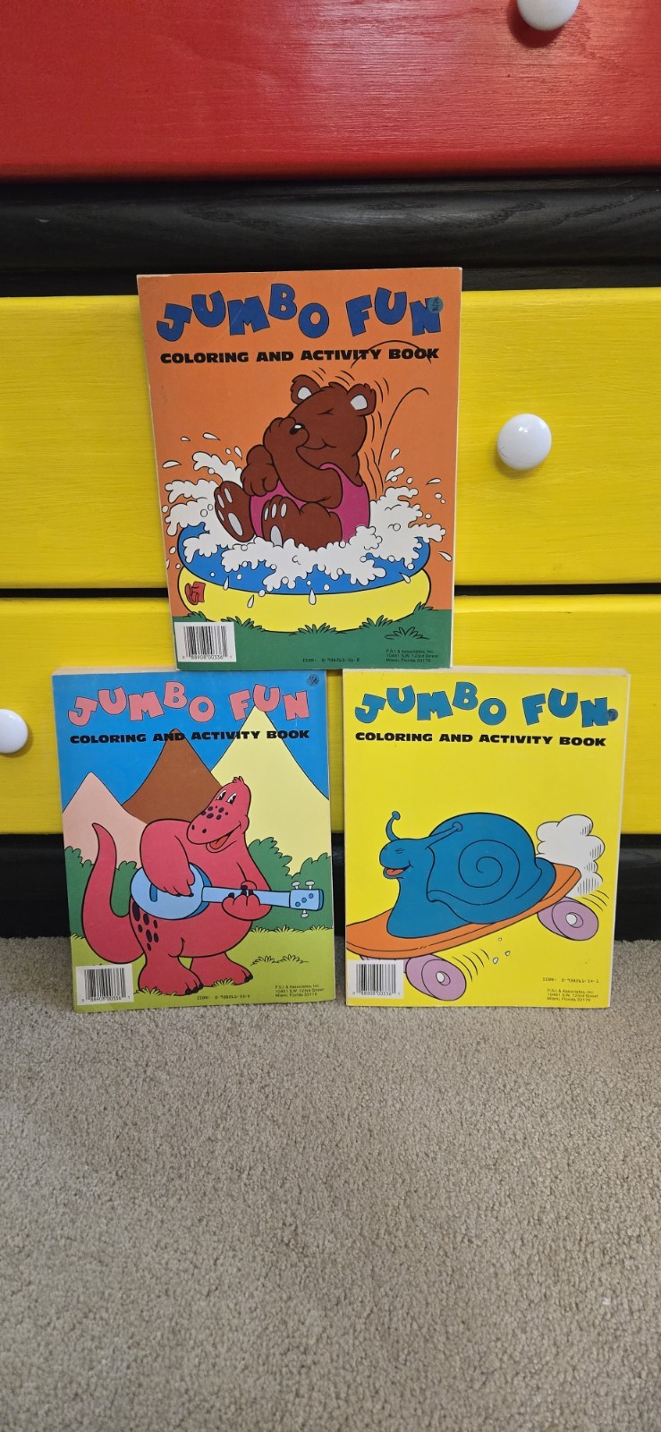 Jumbo Fun Coloring and Activity Book Bundle of 3
