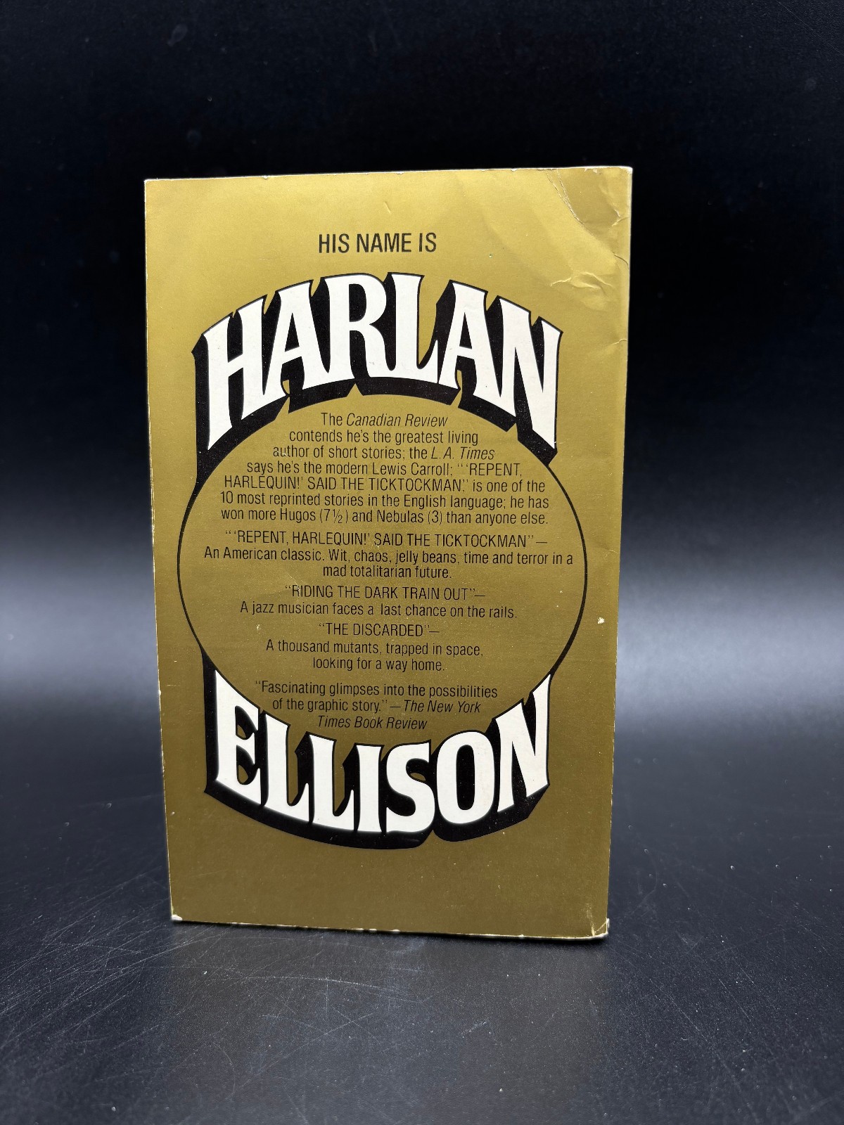 Harlan Ellison THE ILLUSTRATED HARLAN ELLISON vintage 1980 1st prtg PB