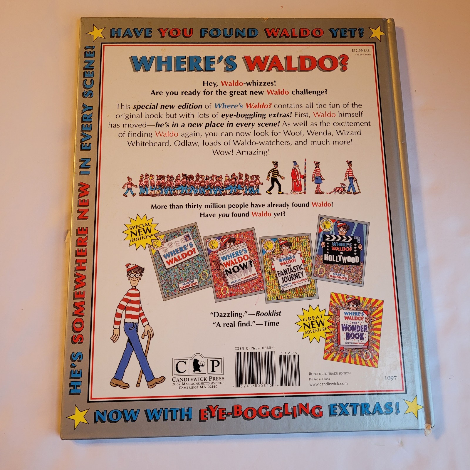 Where’s Waldo? By Martin Hanford 1997 Hardcover Children’s Book