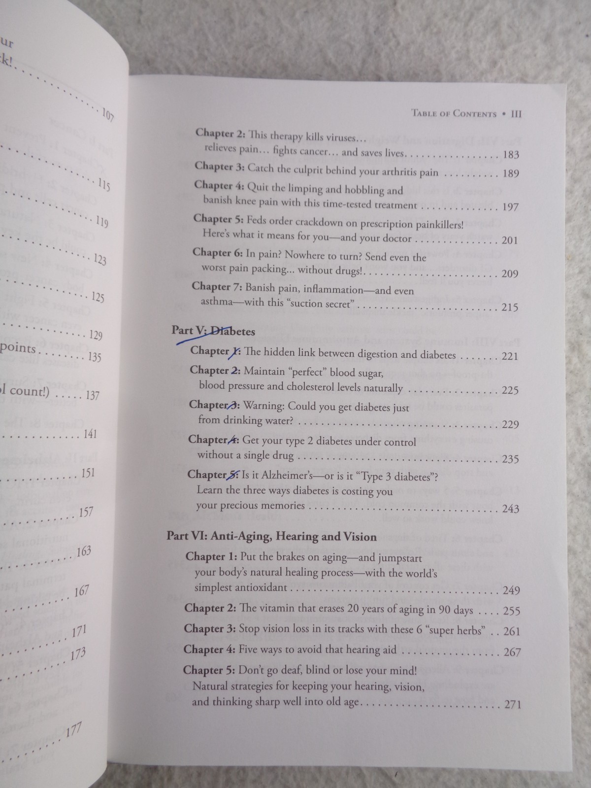 Cured 81 Natural Cures for Cancer Diabetes Alzheimers TPB Book Marginalia