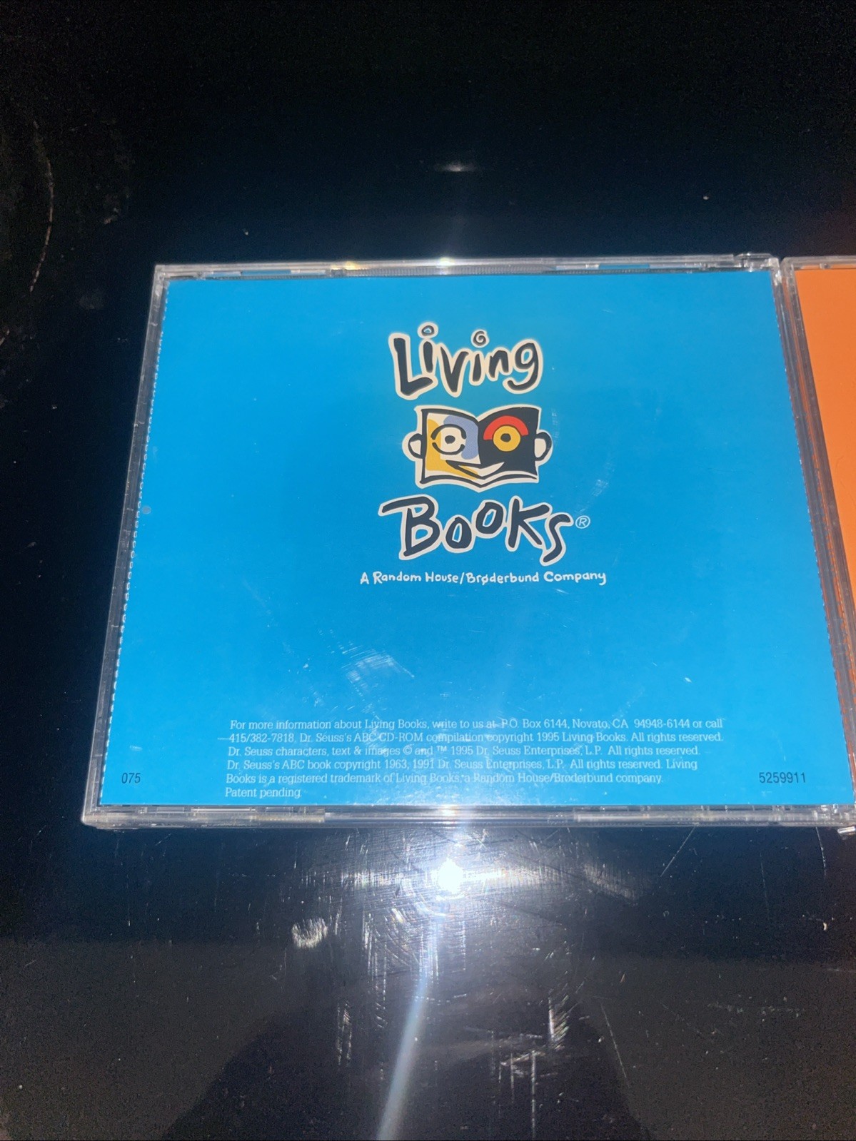 Lot of 3 Living Books CD-ROMs: Dr. Seuss ABC, Just Grandma & Me, Ruff’s Bone
