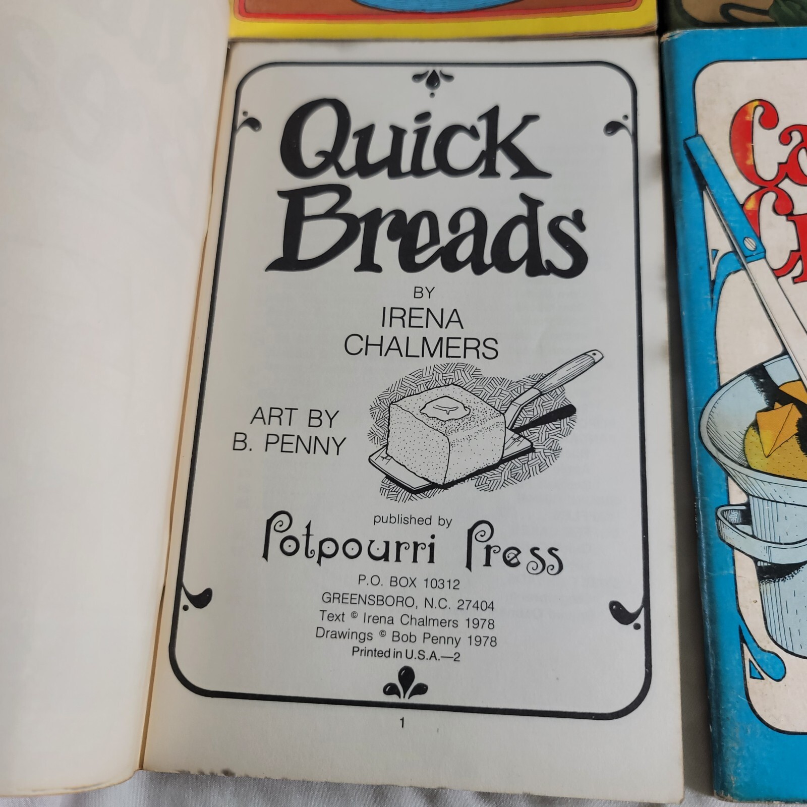 Lot Of 6 Vintage Potpourri Press Books – Cooking, Soups, Napkin Folding,…