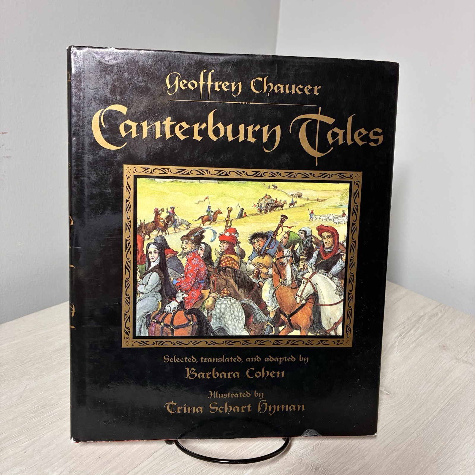 VTG Canterbury Tales Barbara Cohen 1988 HB First Edition Medieval Classics