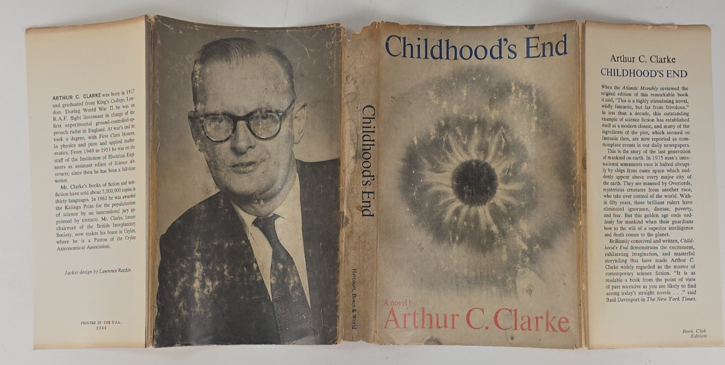 Childhood’s End by Arthur C Clarke ~ 1953 BCE Hardcover w/ Dust Jacket