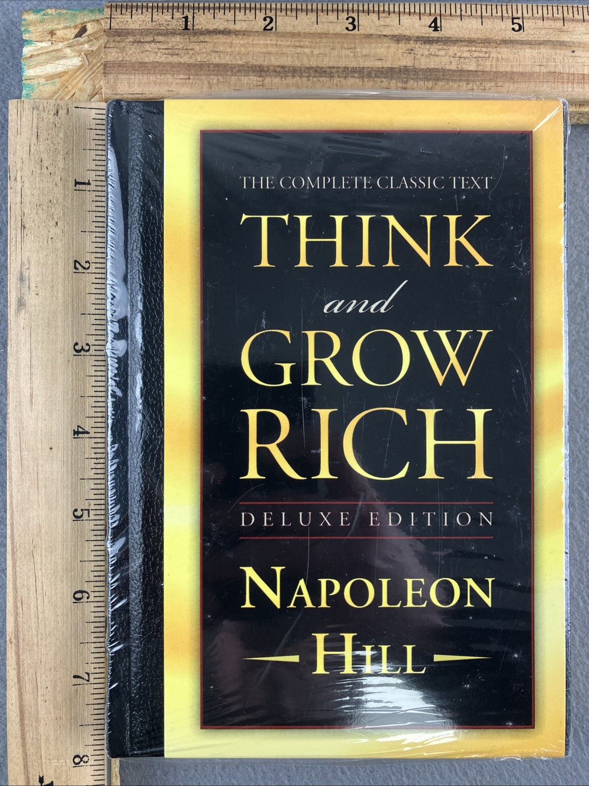 THINK AND GROW RICH by Napoleon Hill Vegan Leather Bound Deluxe Edition *Sealed*