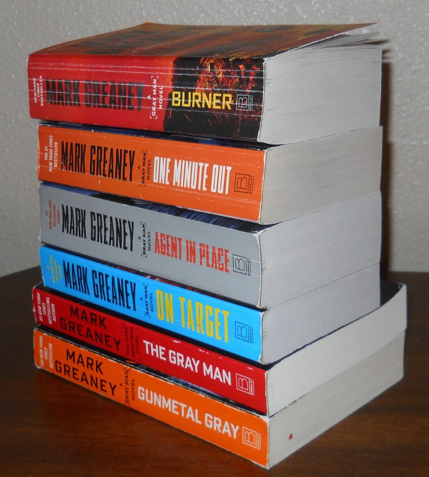 Mark Greaney – lot of 6 Gray Man pb books