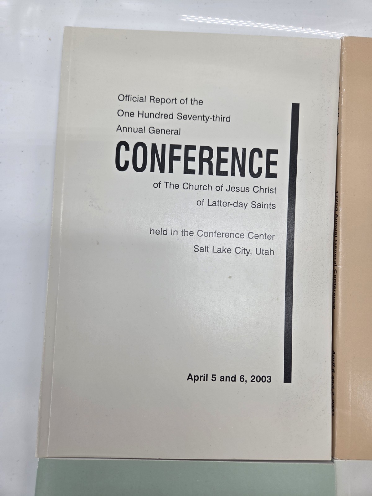 LDS Lot 6 Mormon Semi Annual General Conference Reports 1990’s 2000’s