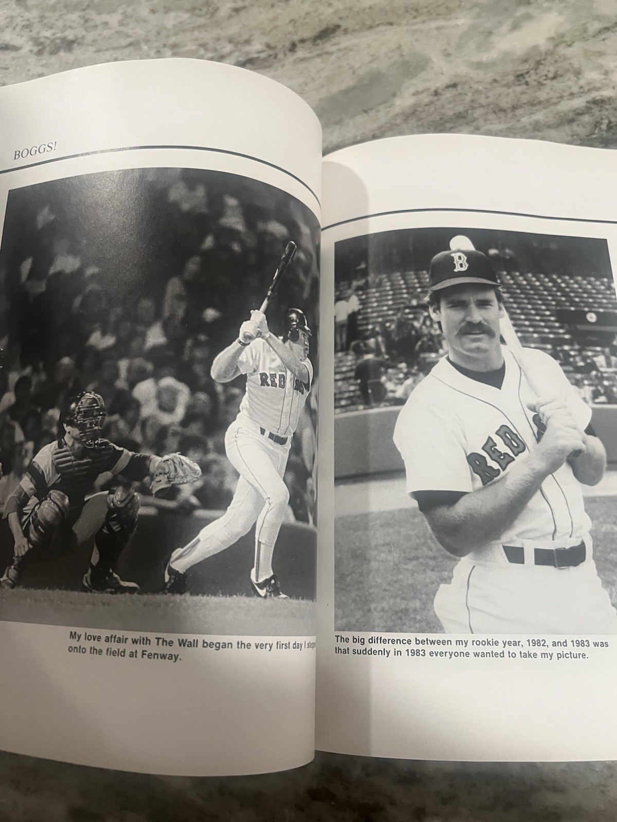 Boggs! By Wade Boggs MLB Baseball 1986 Paperback Book Vintage 95 Pages