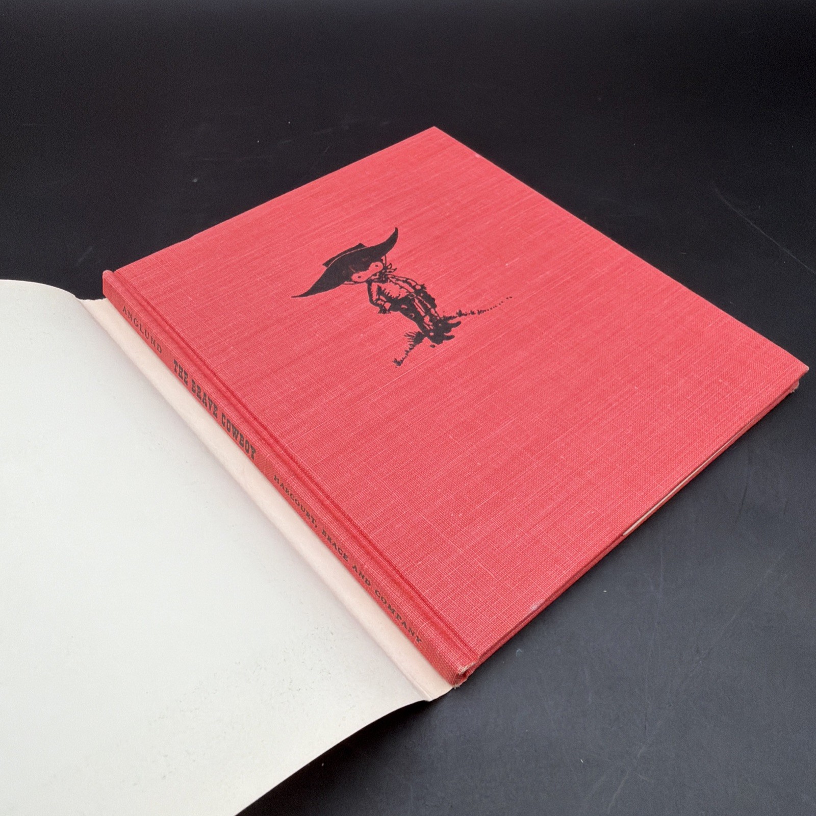 The Brave Cowboy – Joan Walsh Anglund – Harcourt, Brace and Company – 1959 – HC