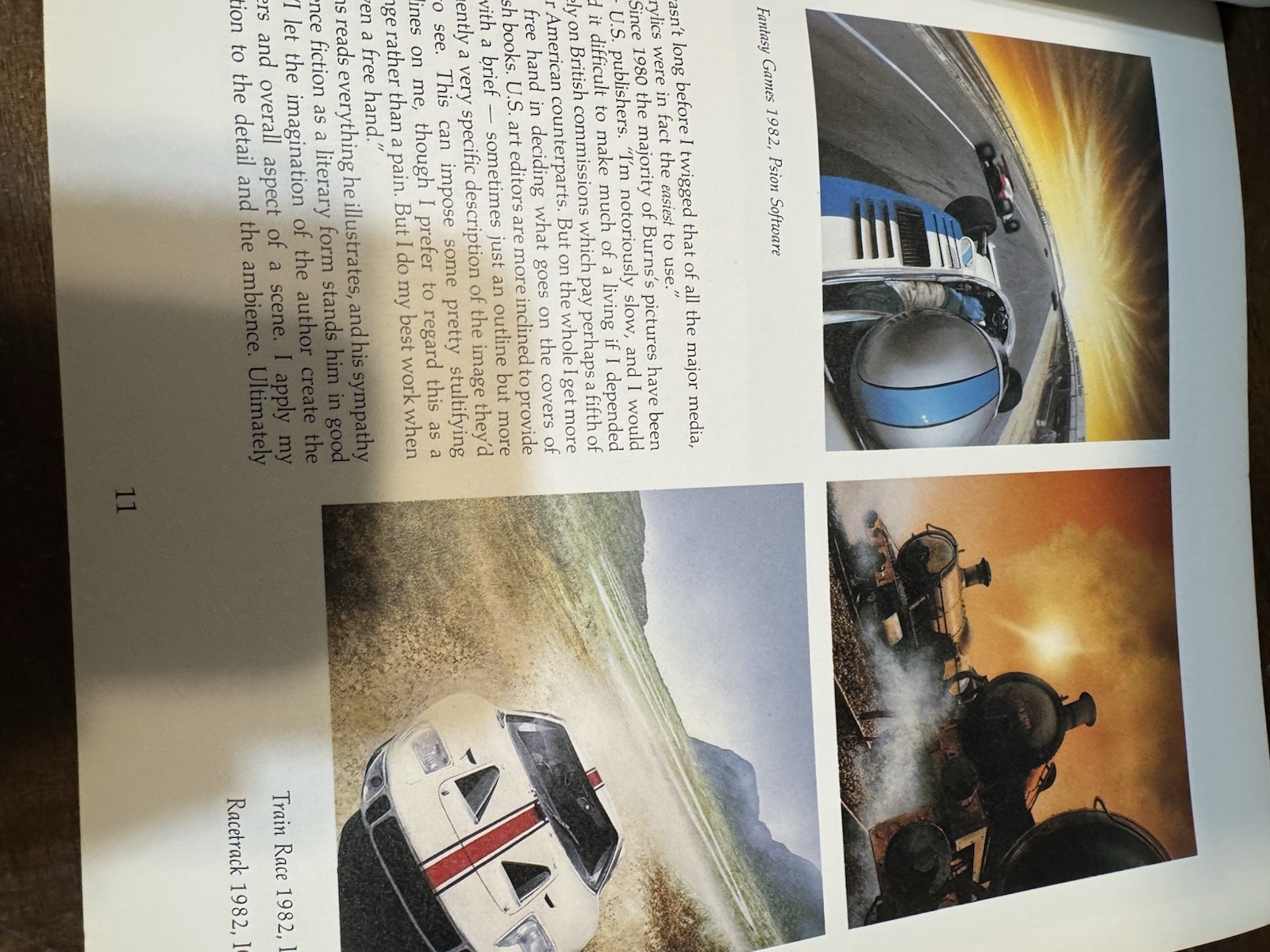 Lightship Jim Burns 1985 Paper Tiger Sci-Fi Art Book Chris Evans Vintage SF Illu